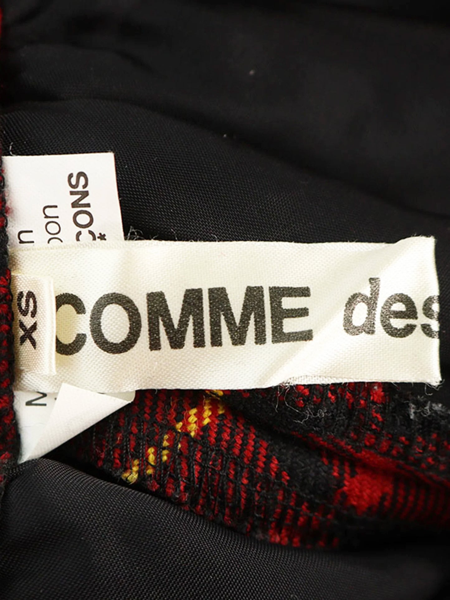 Comme des Garçons AW 2010 Red Tartan Wool Balloon Pants