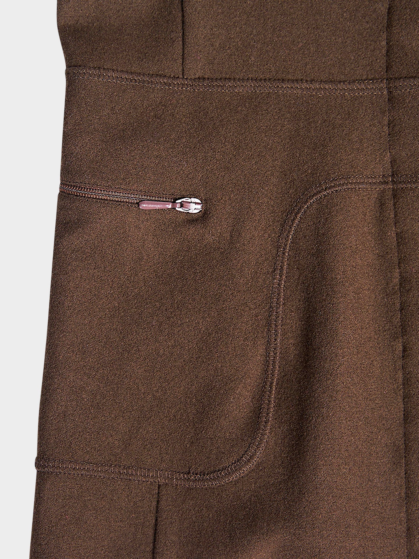 Miu Miu FW 1999 Brown Wool Top and Pants Set