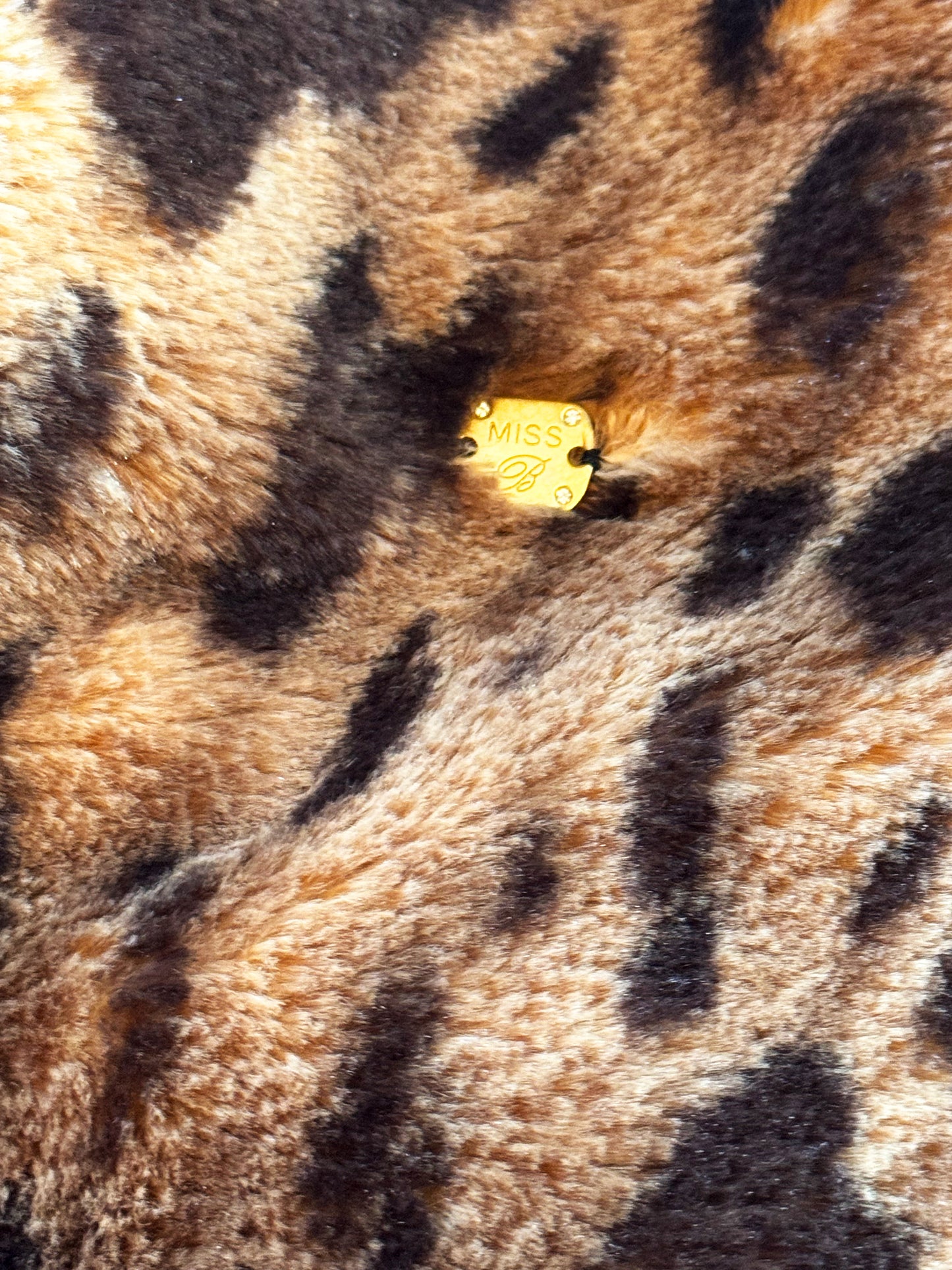 Blumarine 2000s Cheetah Faux Fur Vest