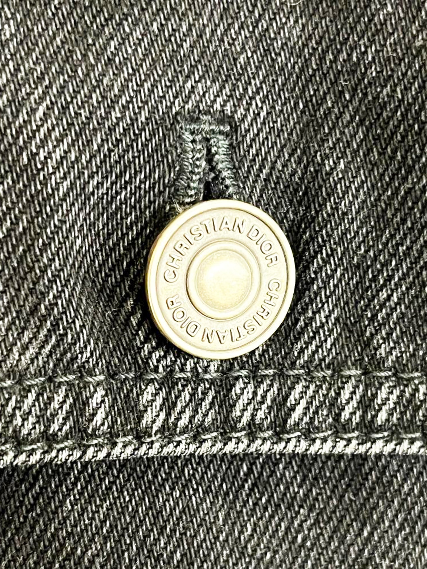 Christian Dior 2020s Gray Denim Jacket