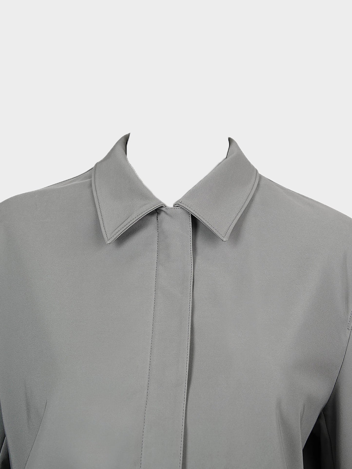 Prada 1990s Grey Stretch Nylon Jacket