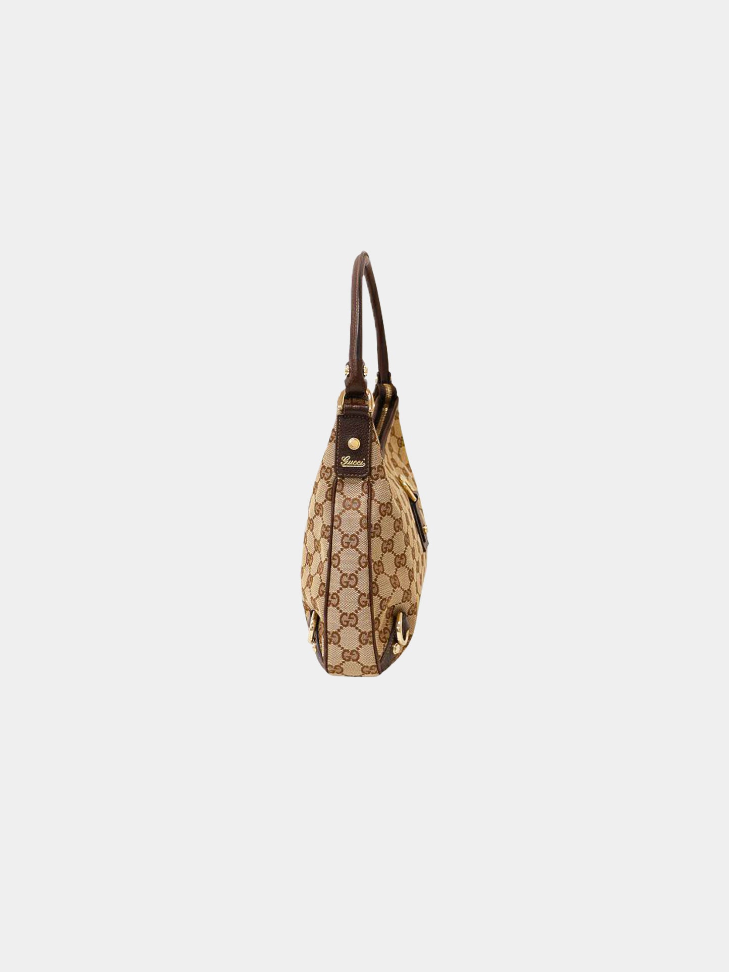 Gucci 2000s Monogram Canvas Abbey Bag