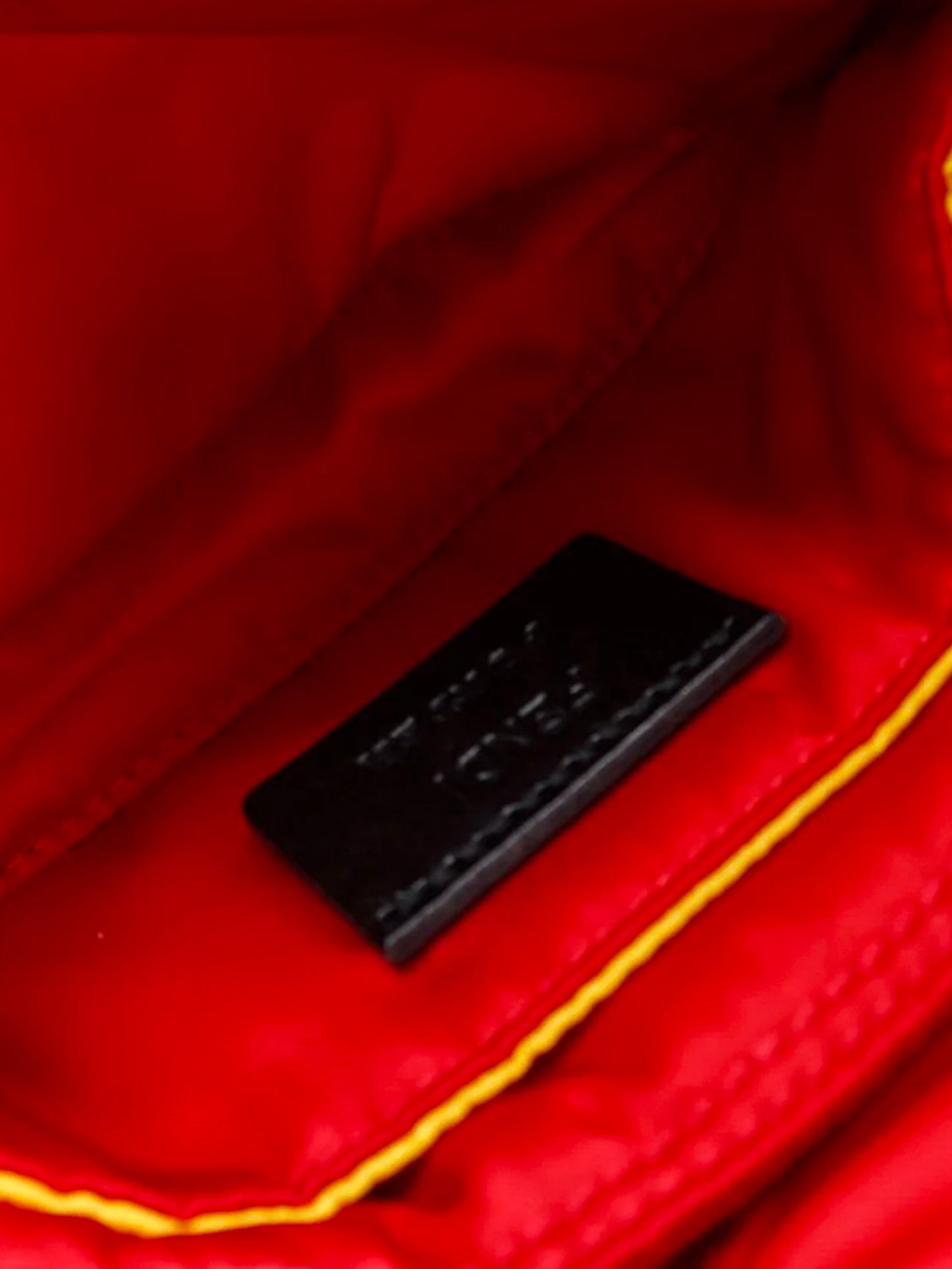 Fendi x Porter 2019 Red Nylon 2-Way Baguette