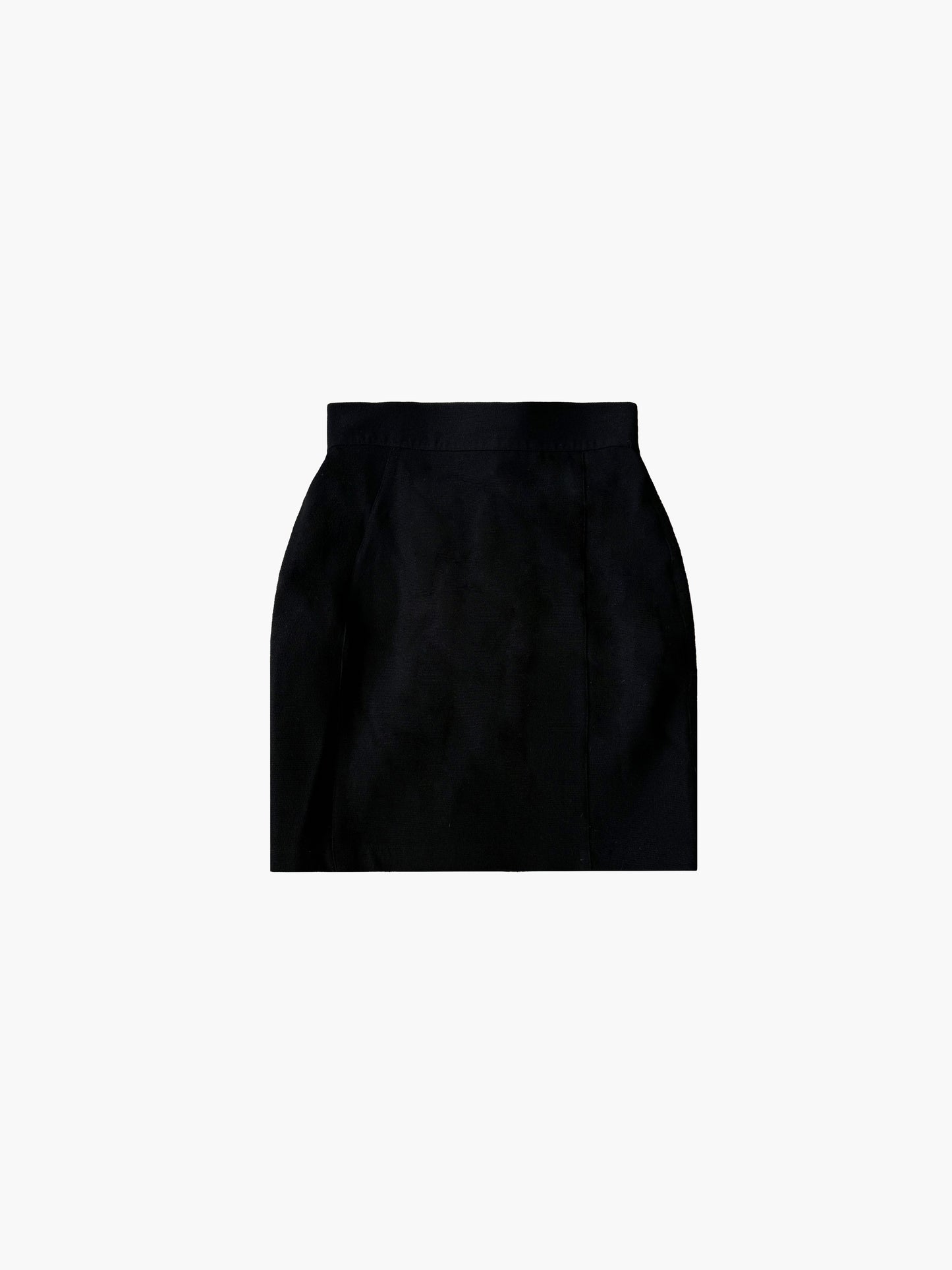 Thierry Mugler 1990s Black Wool Jacket and Skirt Set