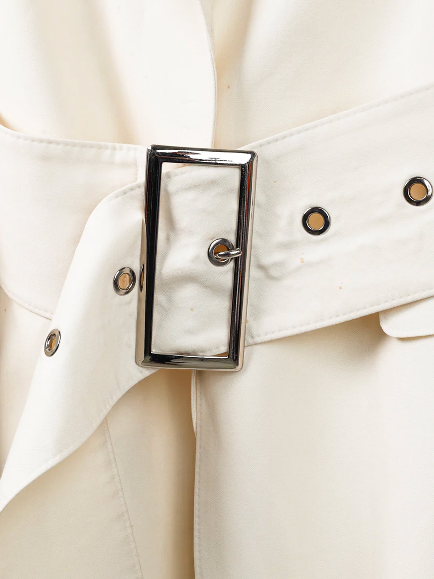 Burberry 2019 Cream Wool Belted Blazer