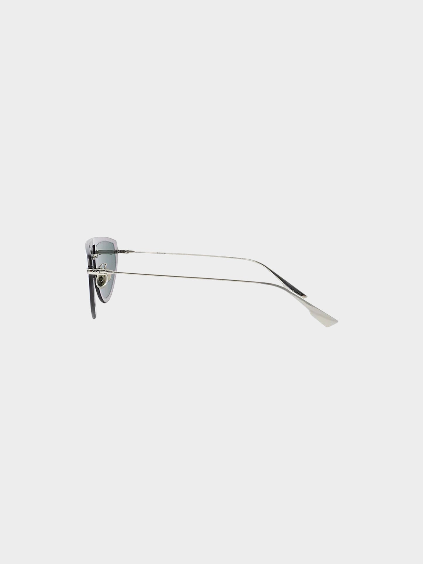 Christian Dior 2020s Gold and Blue DiorUltime2 Mirror Aviator Sunglasses