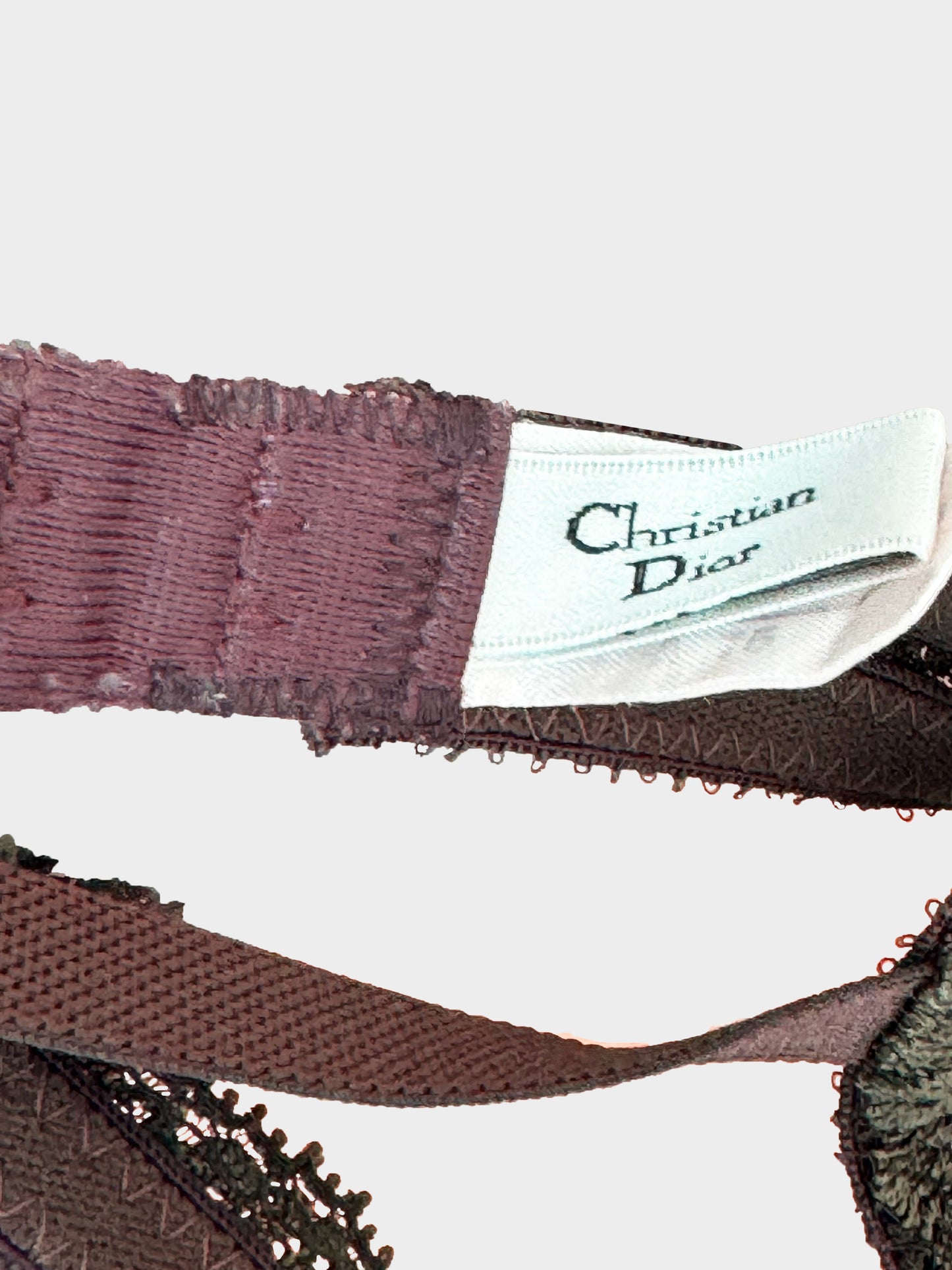 Christian Dior Early 2000s Floral Lace Bra