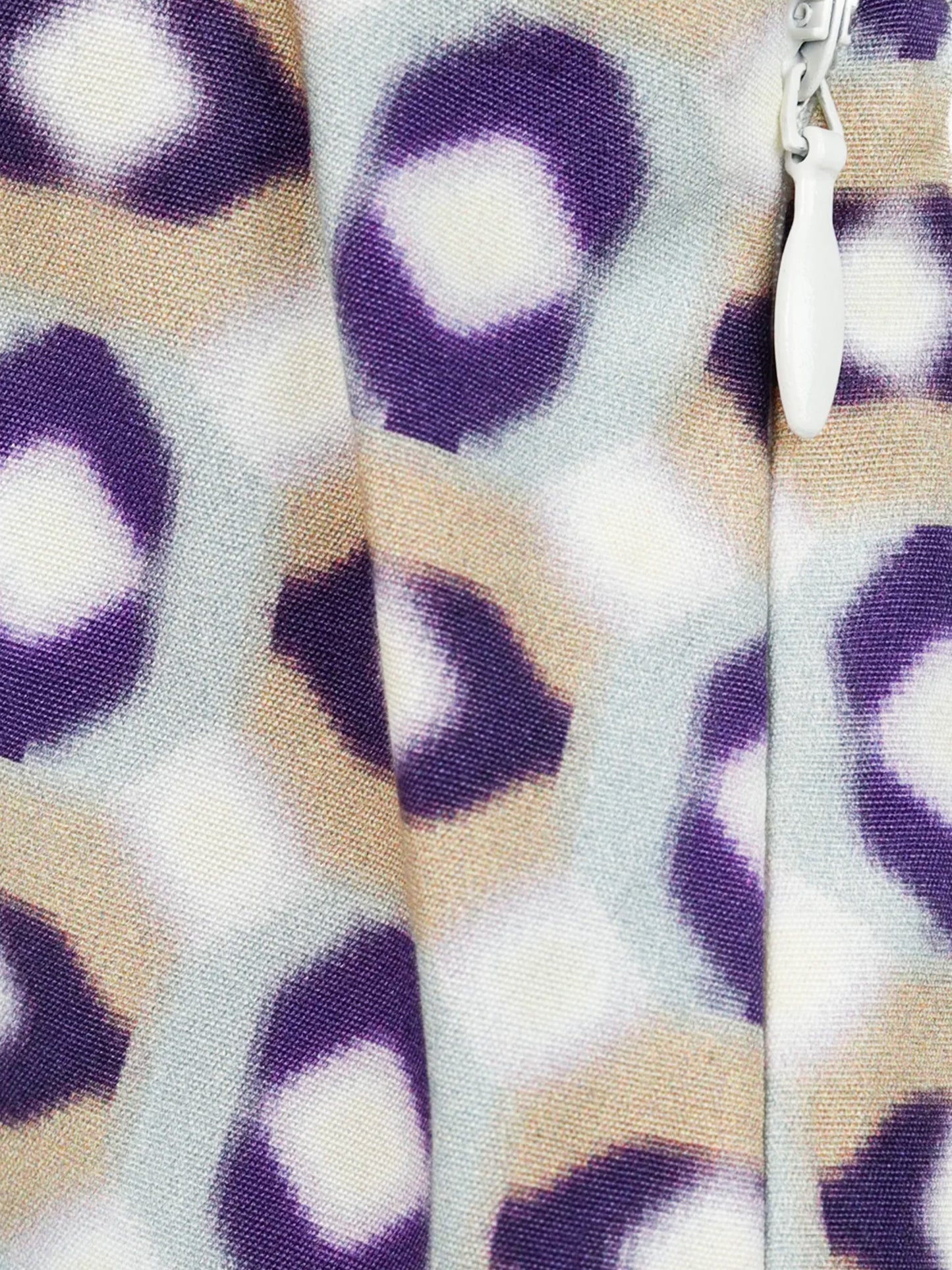 Miu Miu 2007 Geometric Print Pleated Skirt