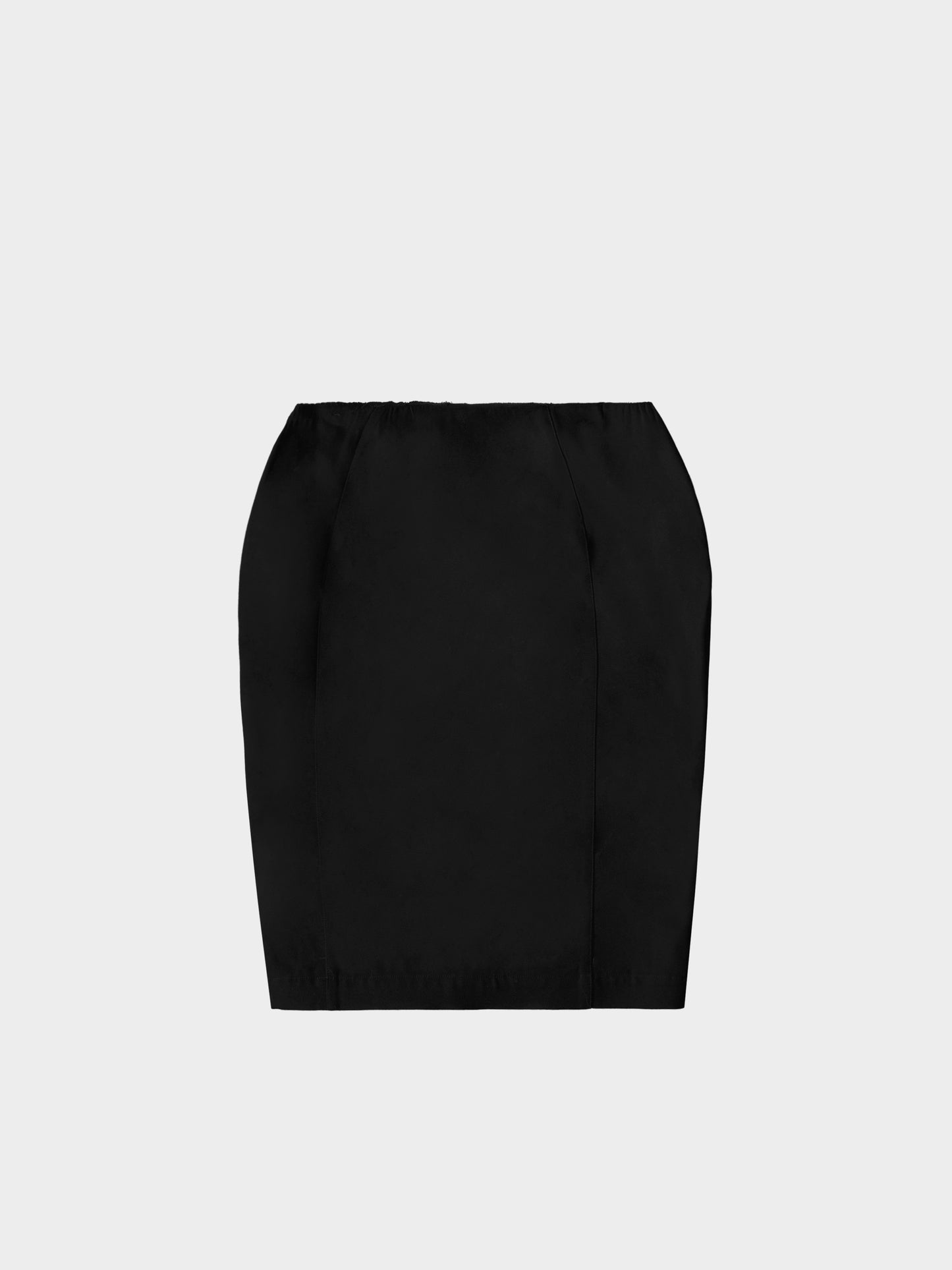 Thierry Mugler 1990s Black Velvet Trim Blazer and Skirt Set