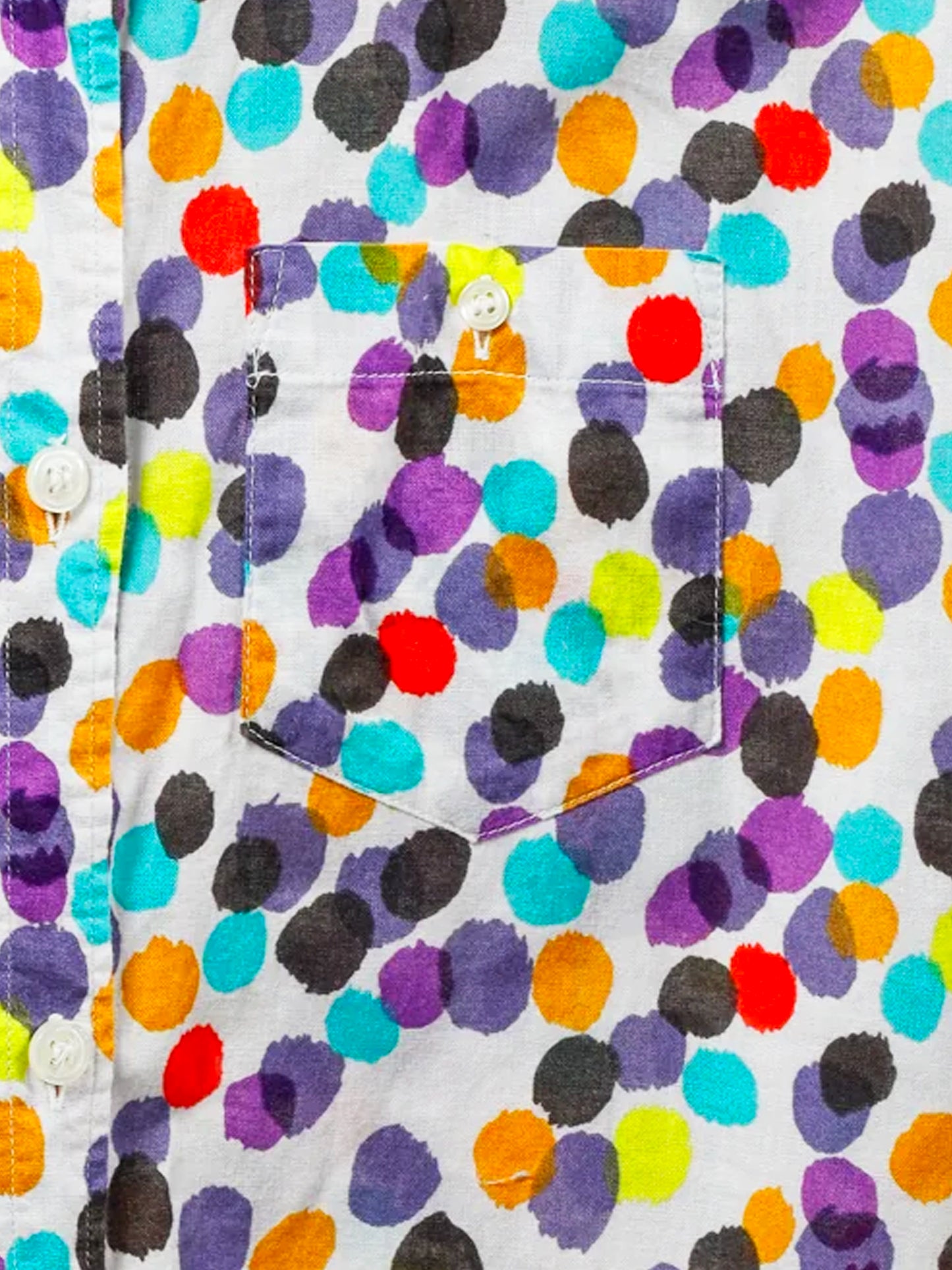 Issey Miyake 1970s Polka Dot Shirt