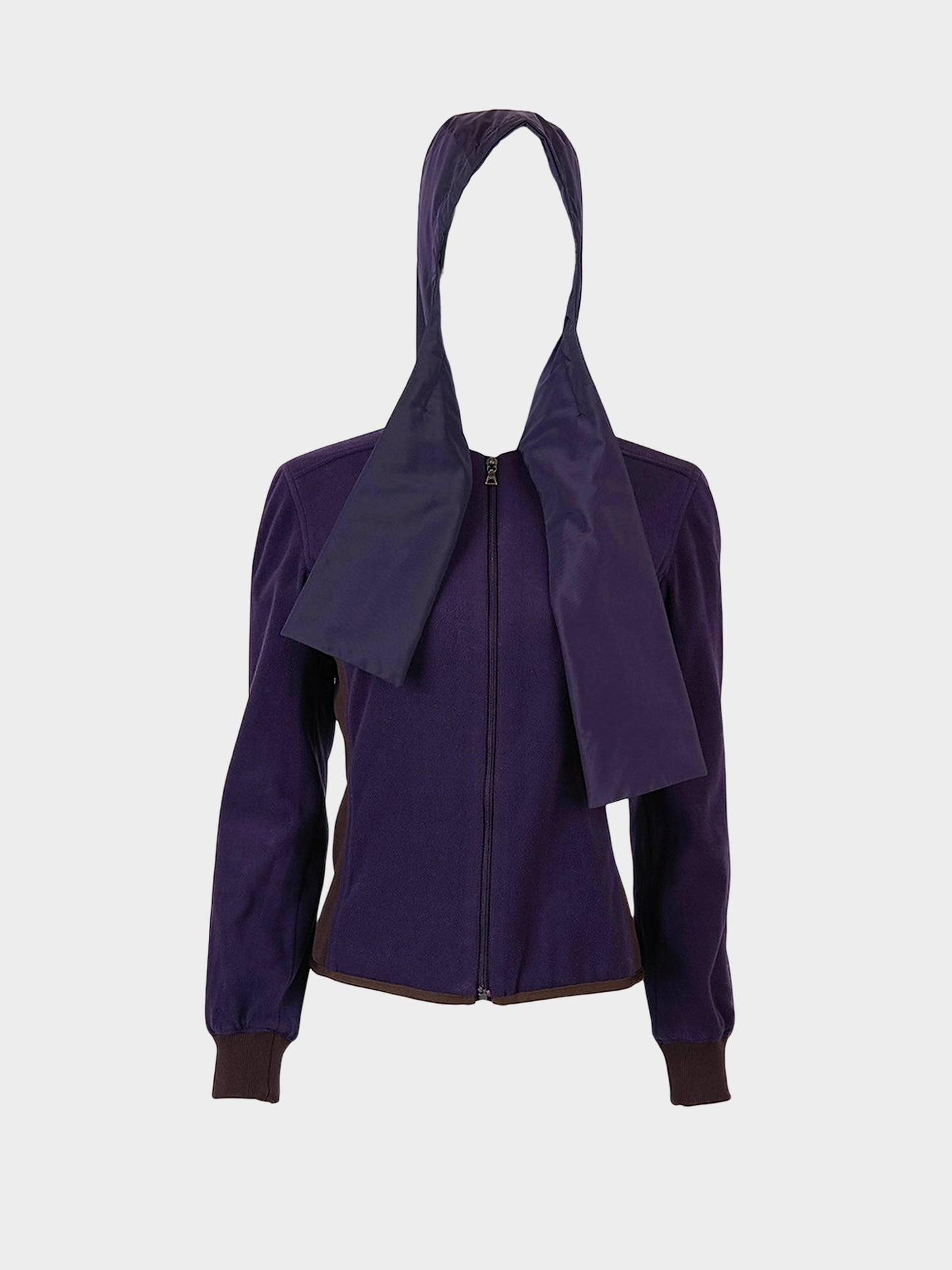 Prada Sport 1999 Purple Hooded Jacket