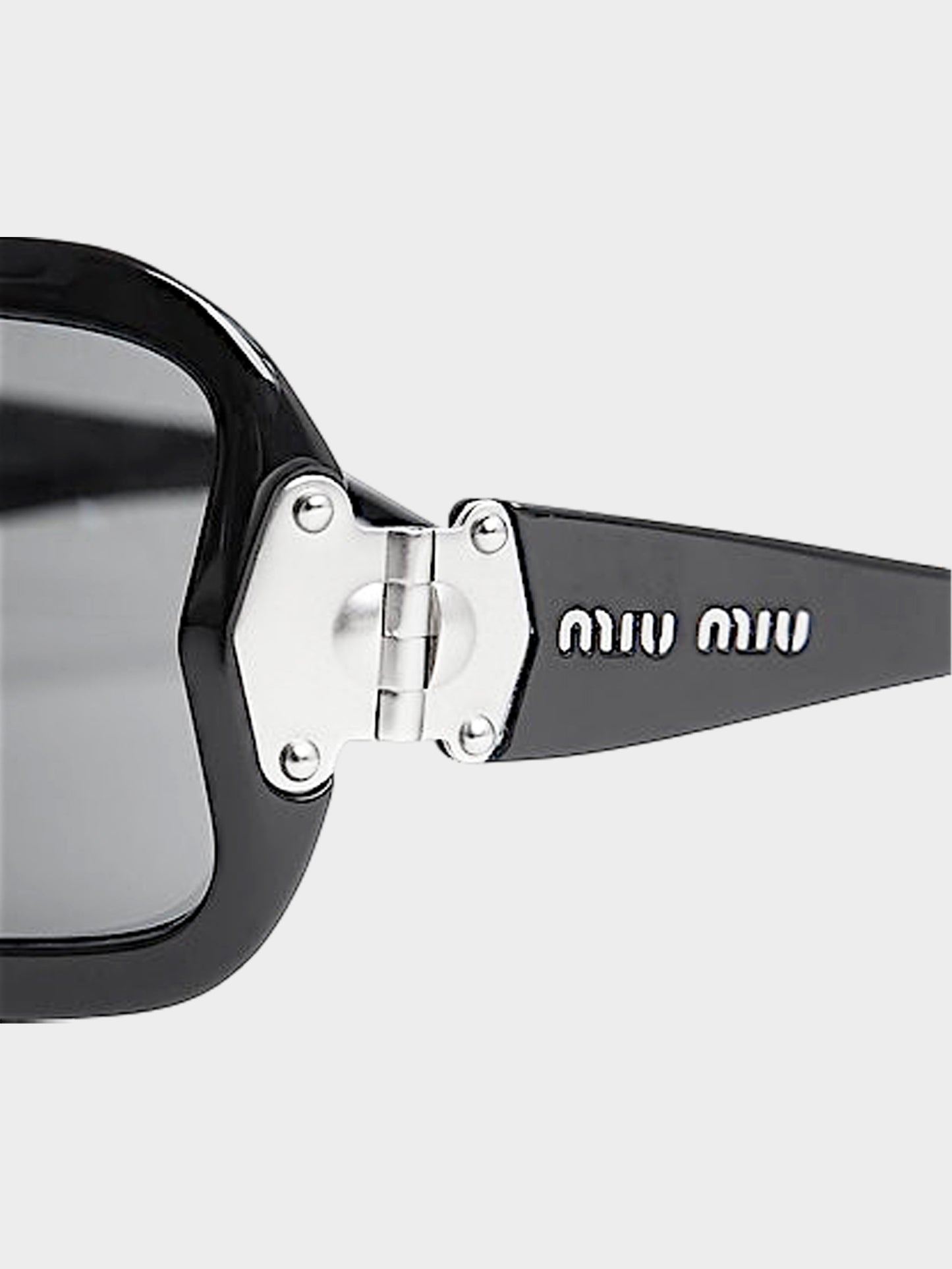 Miu Miu 2000s Shield Logo Sunglasses