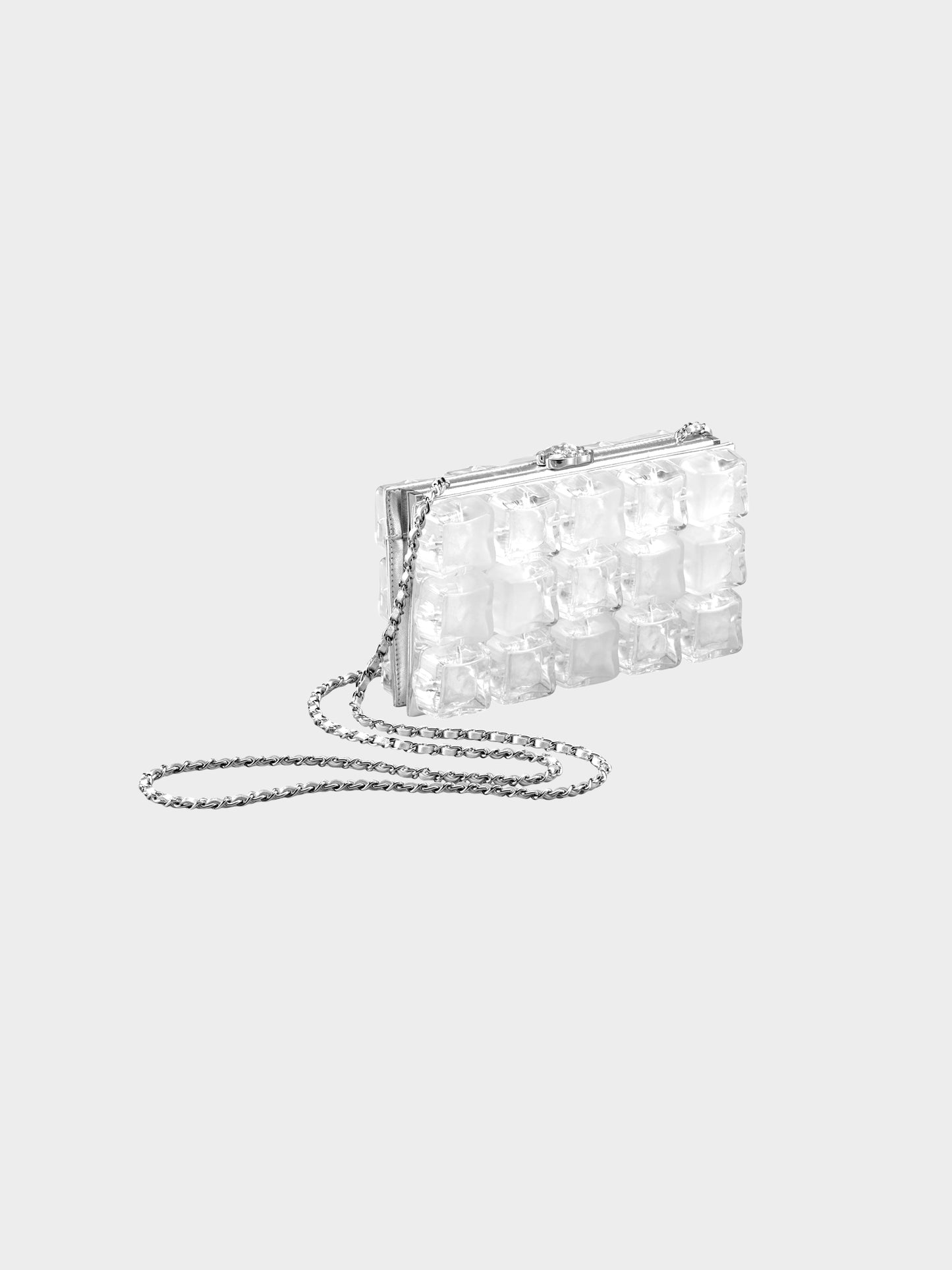 Chanel 2010 Plexiglass Ice Cube Clutch Bag