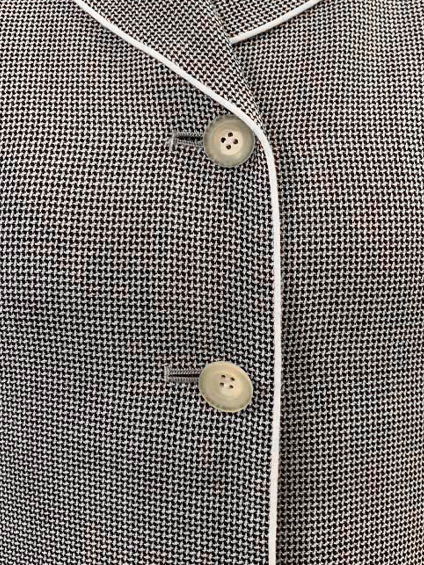 Burberry 2010s Houndstooth ShortSleeve Jacket