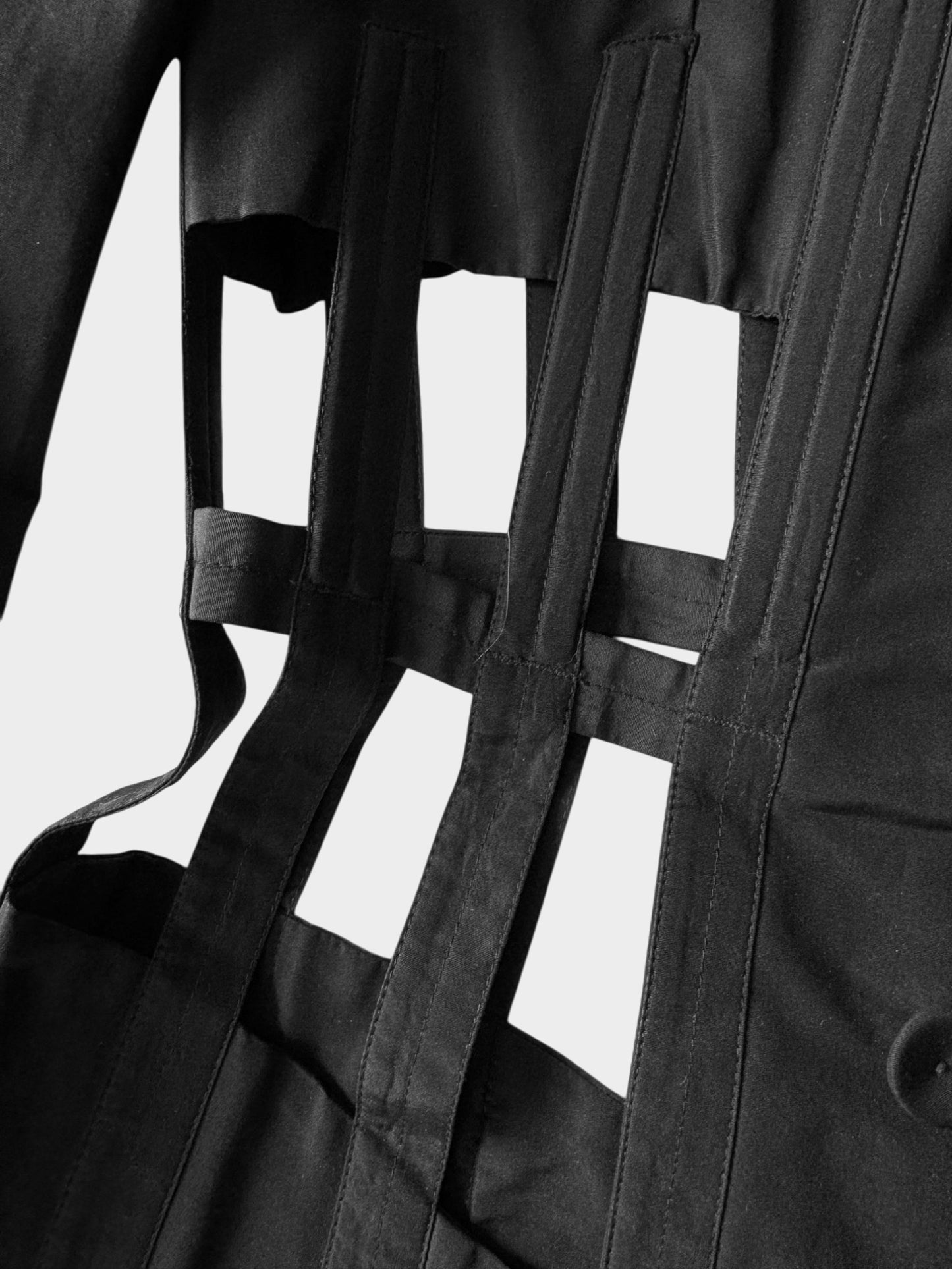 Jean Paul Gaultier SS 1989 Black Cage Corset Jacket