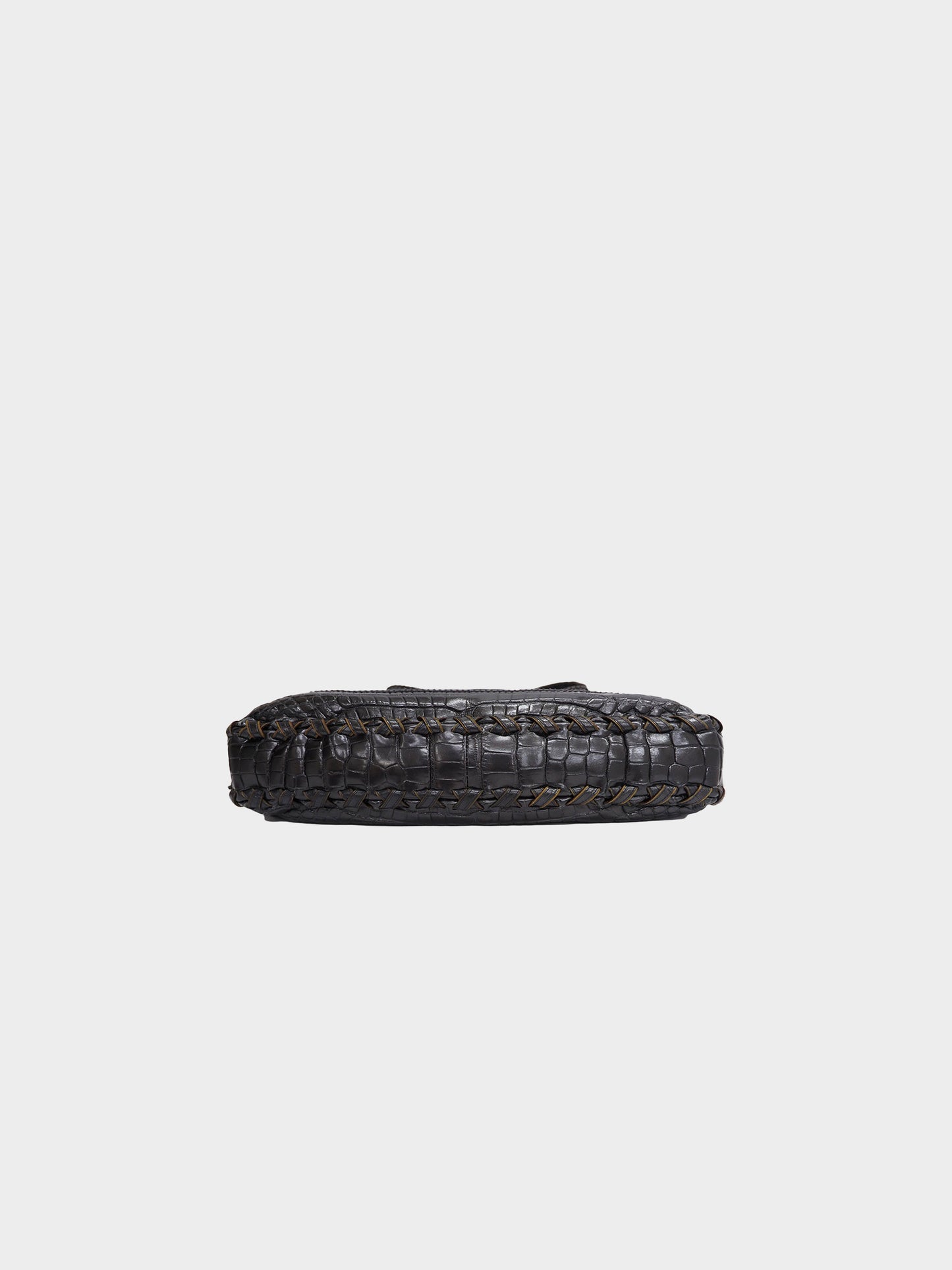 Gucci 2011 1921 Collection Black Crocodile Leather Bag