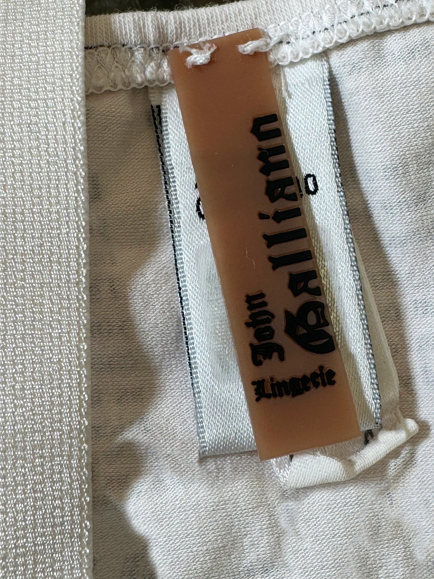 John Galliano 2000s Gazette Tank Top