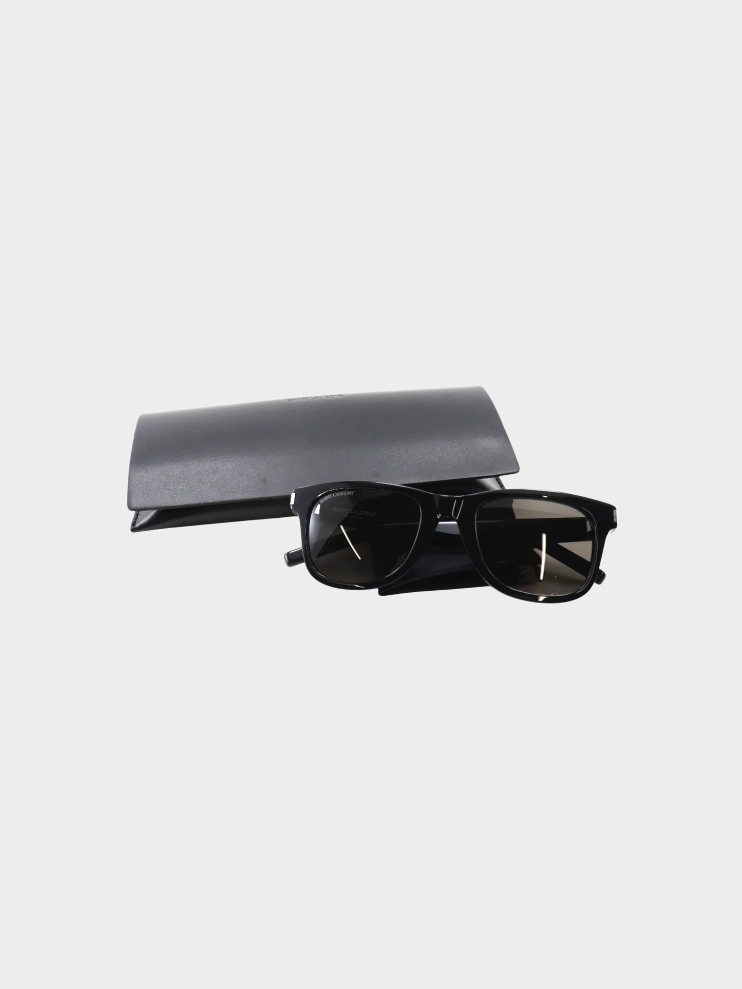 Yves Saint Laurent FW 2015 Black Square Sunglasses
