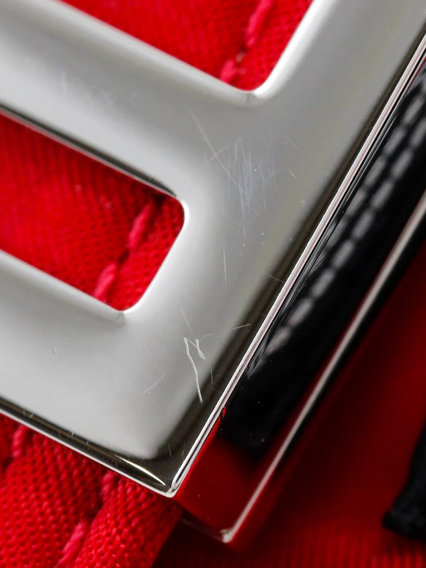 Fendi x Porter 2019 Red Nylon 2-Way Baguette
