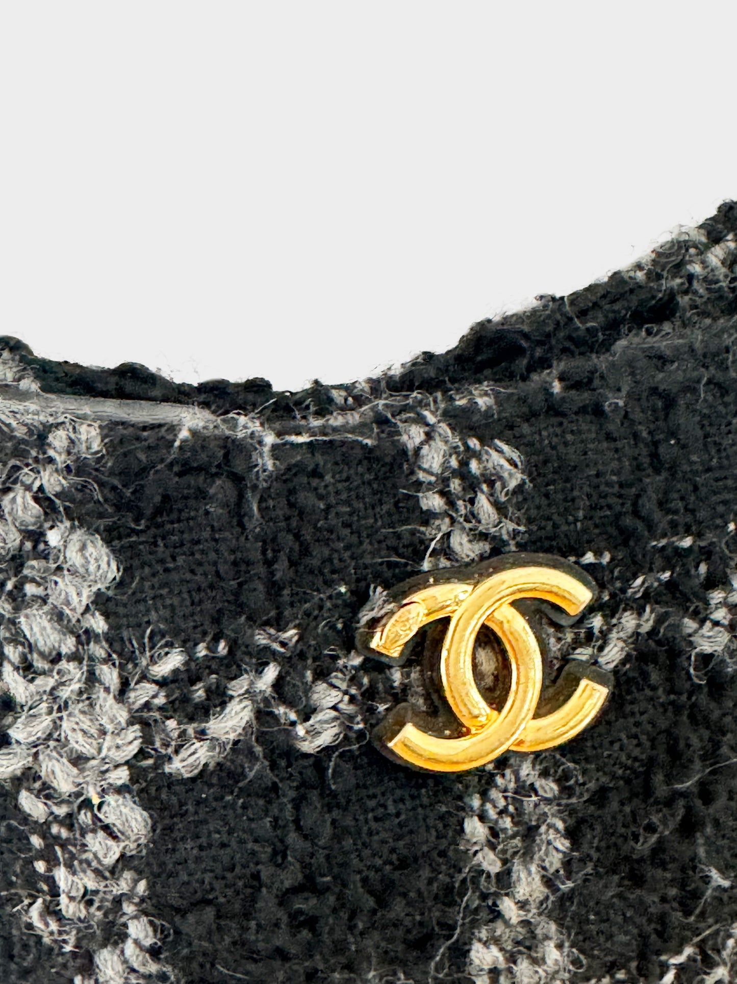 Chanel FW 2022 Tweed Hobo Bag
