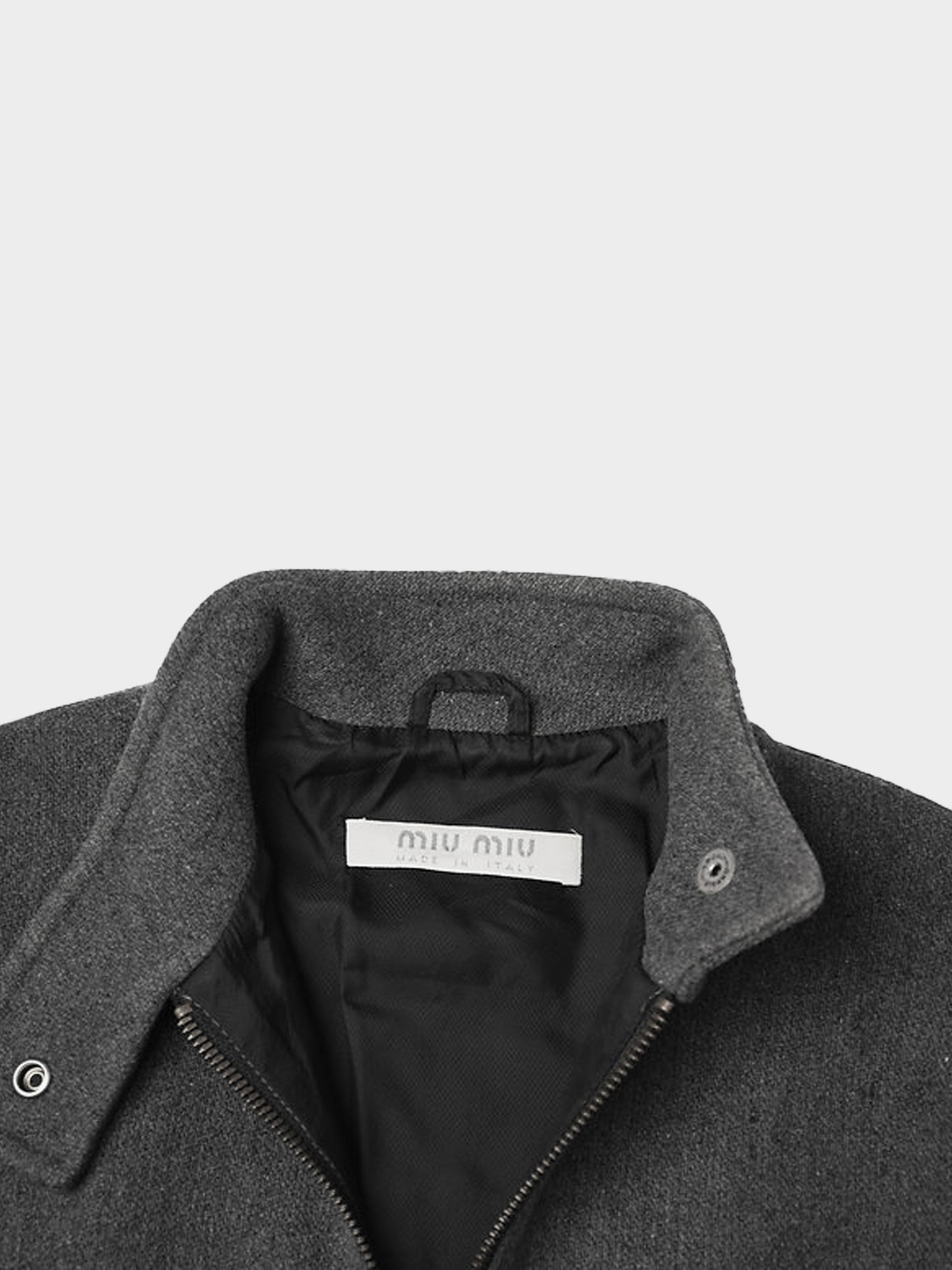 Miu Miu FW 1999 Grey Wool Jacket