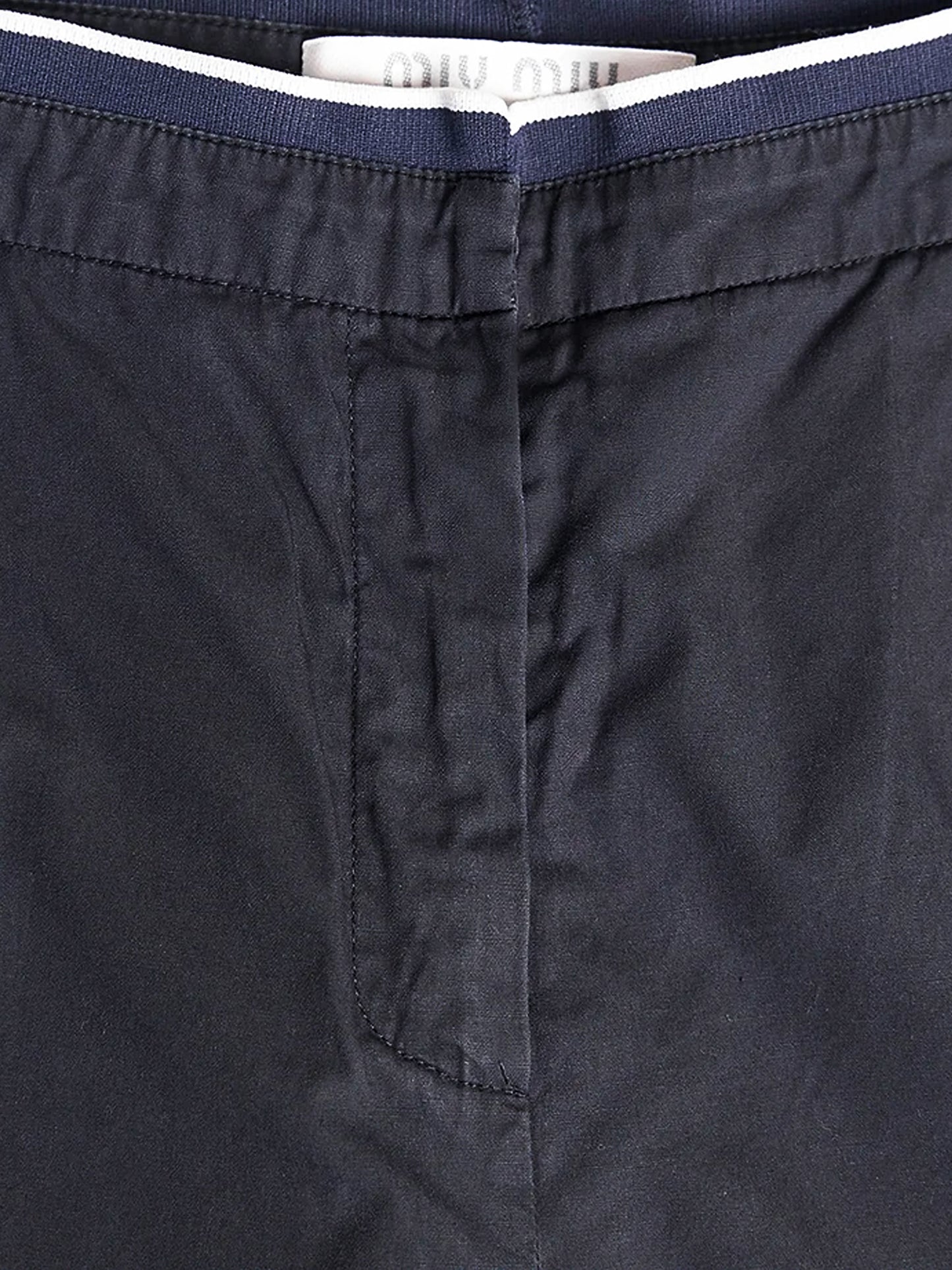 Miu Miu SS 2000 Black Tipped Trims Pants