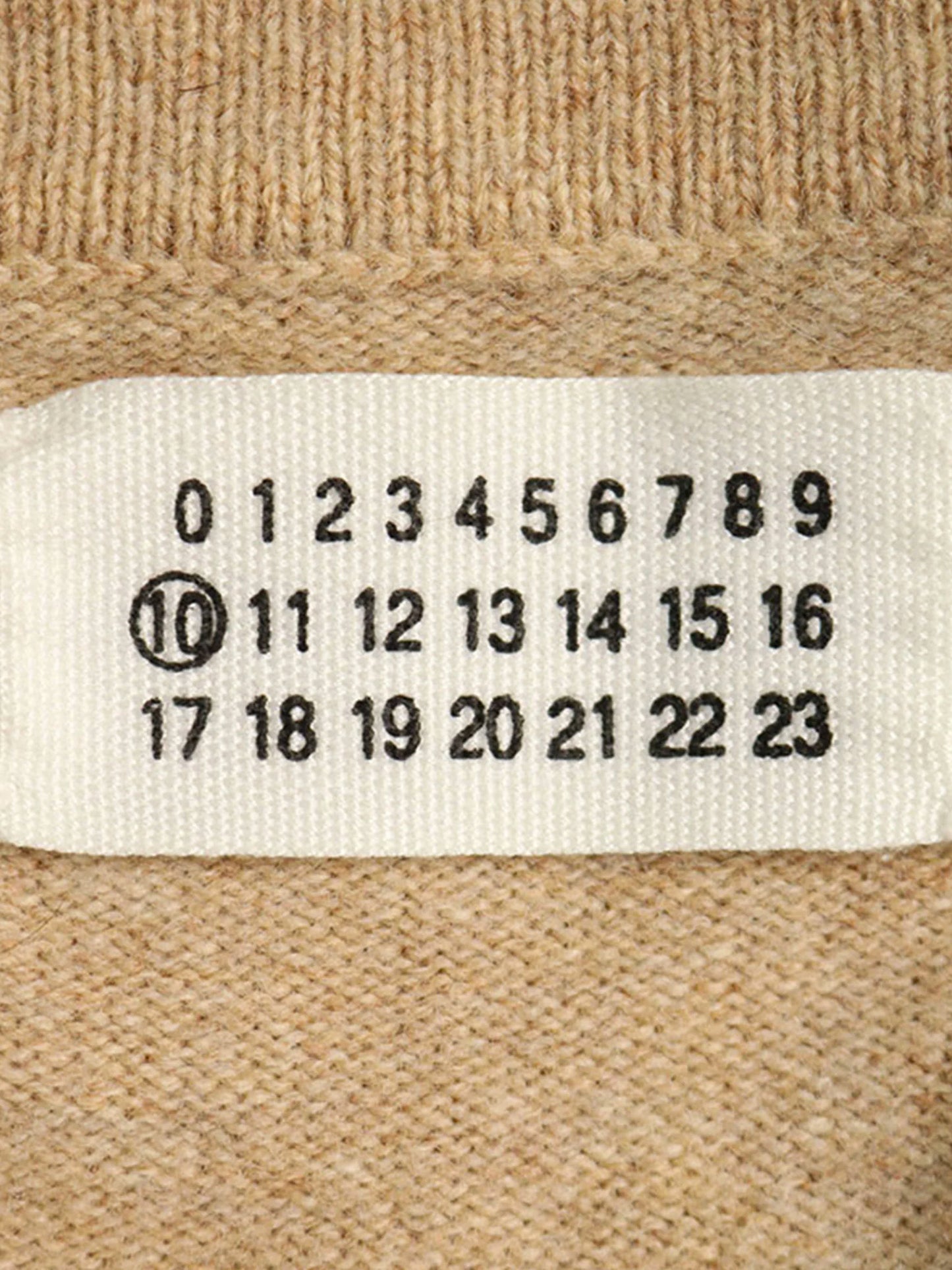 Maison Martin Margiela 2000s Beige Wool Sweater