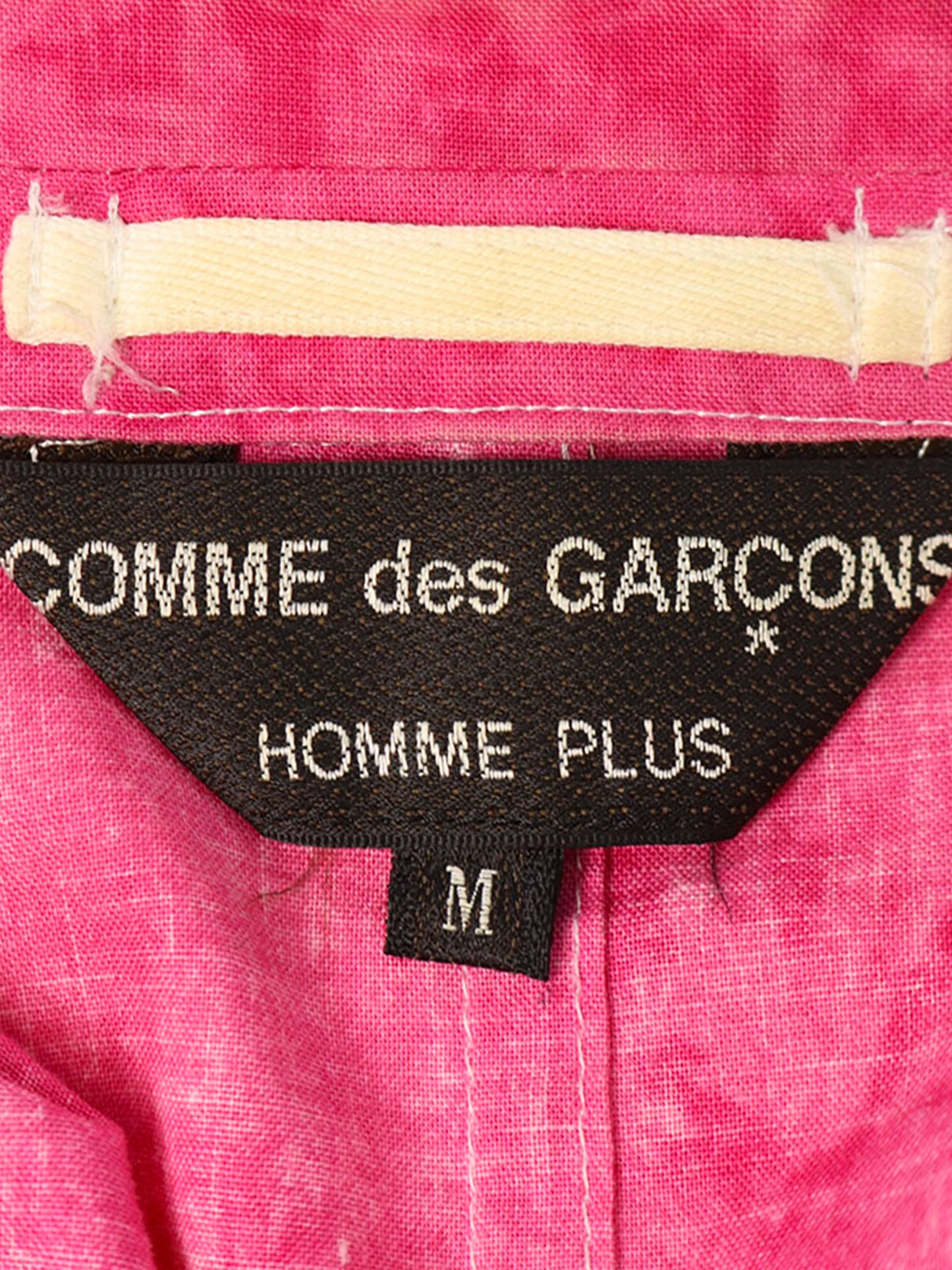 Comme des Garçons Homme Plus SS 2001 Pink Polka Dot Tie-dye Effect Jacket