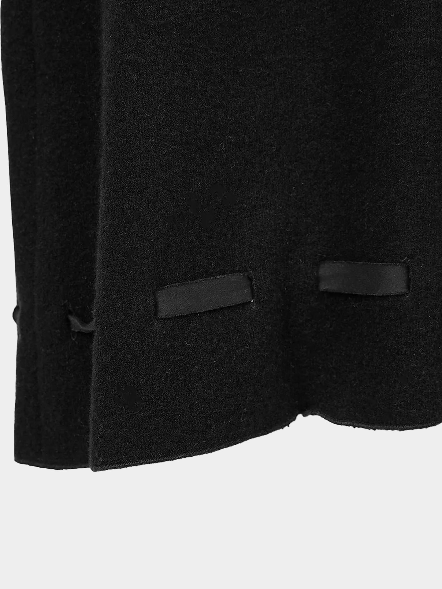 Miu Miu FW 1999 Black Virgin Wool Blend Dress