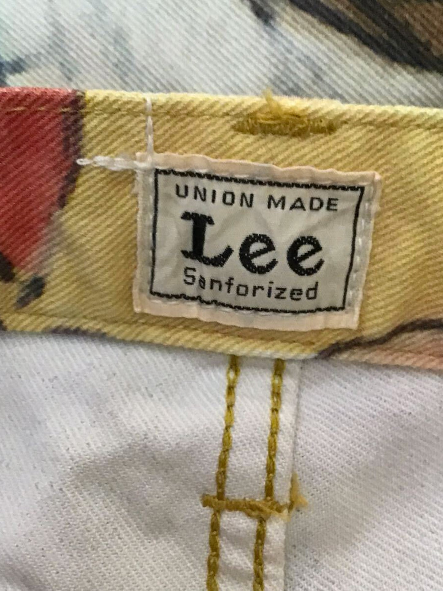 Aya Takano x Lee 2003 Rare All-over Printed Denim Pants