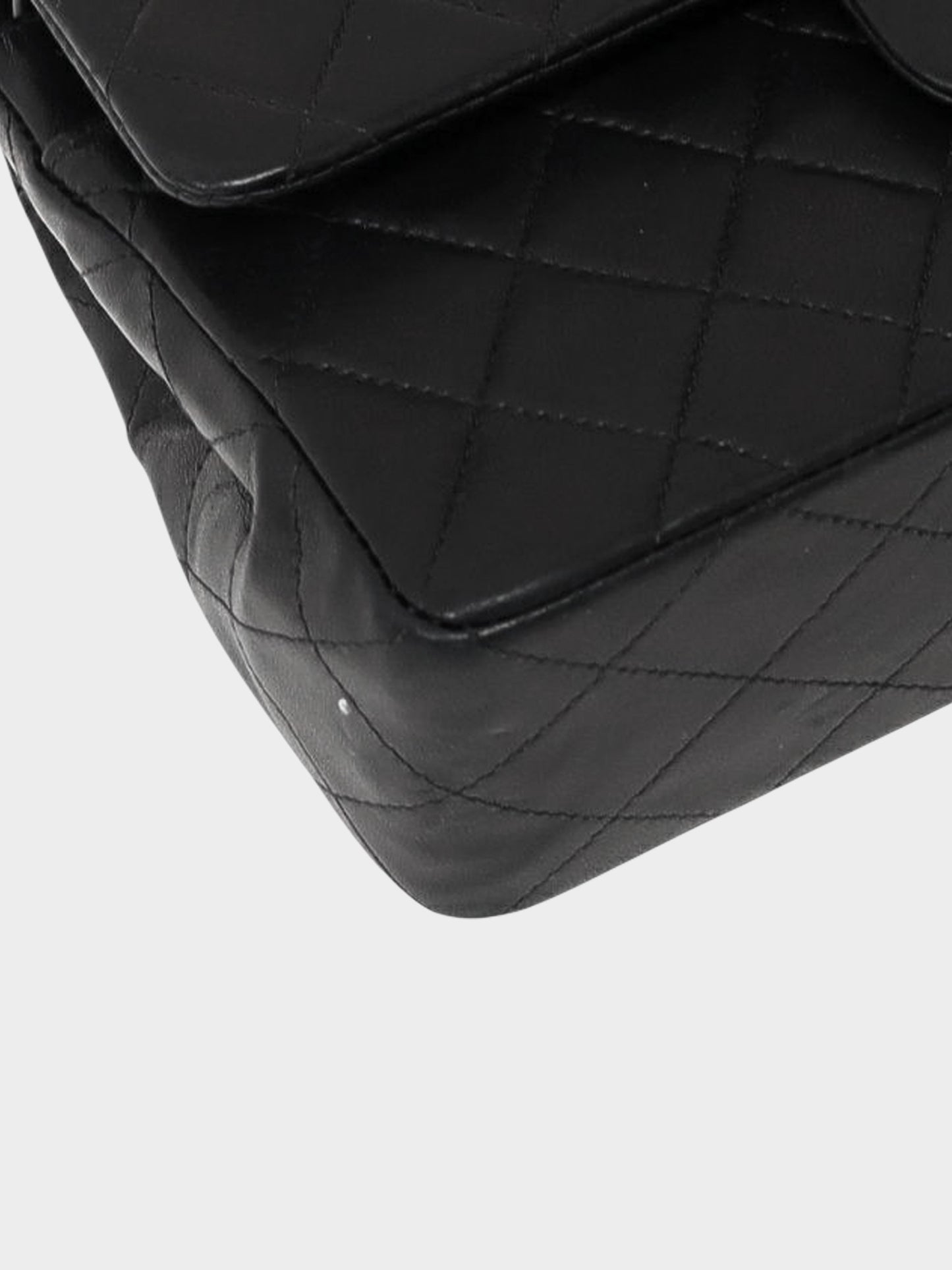 Chanel 1998-1999 Black Quilted Lambskin Flap Bag
