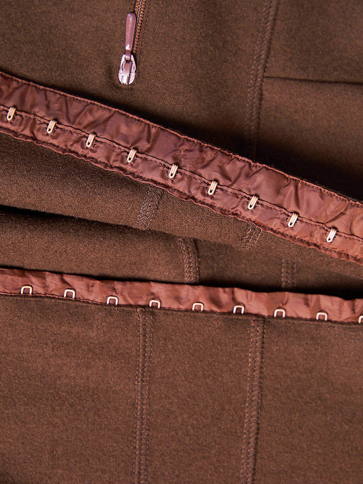 Miu Miu FW 1999 Brown Wool Top and Pants Set
