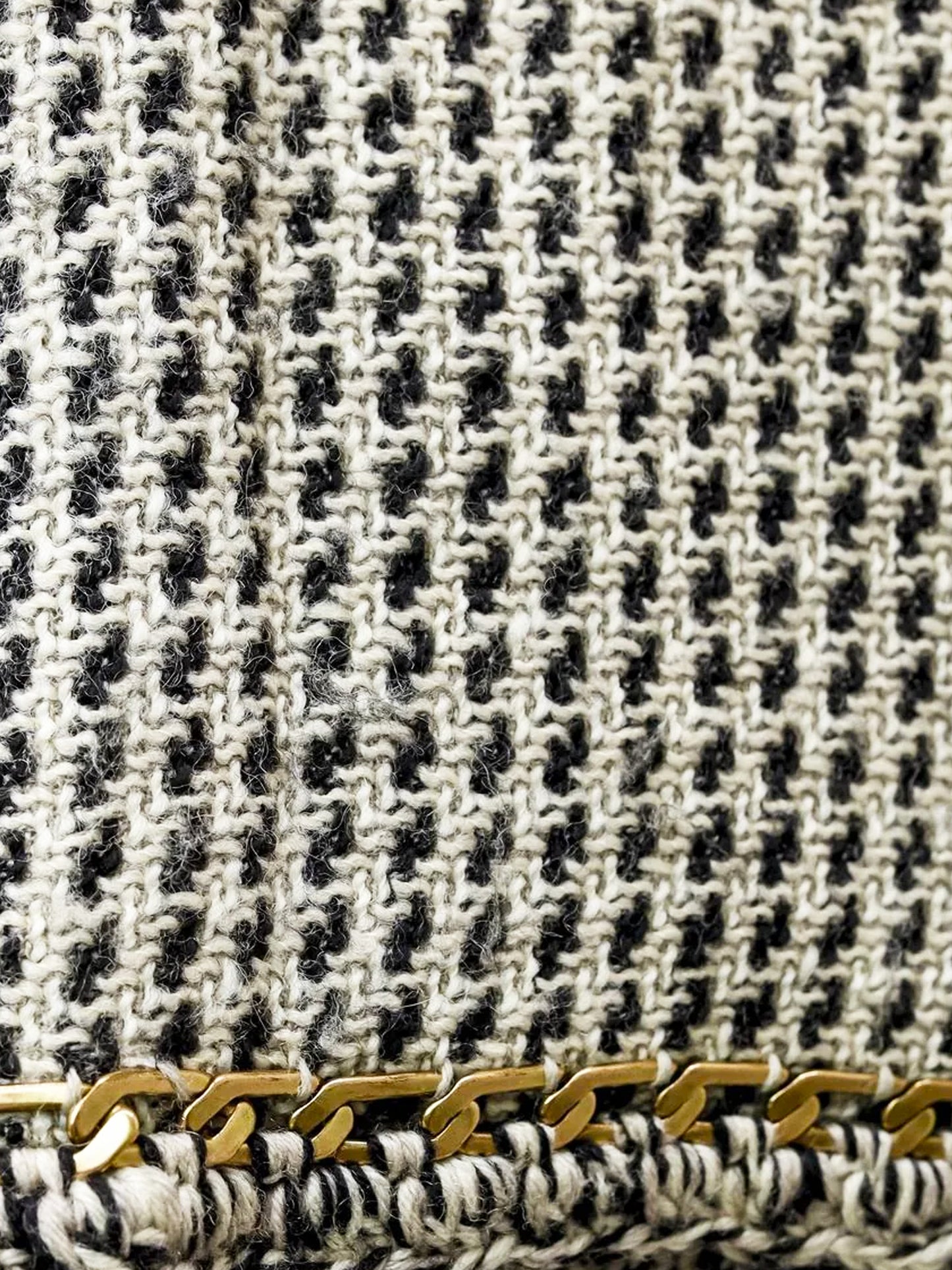 Moschino 2010s Tweed Floral Appliqué Skirt