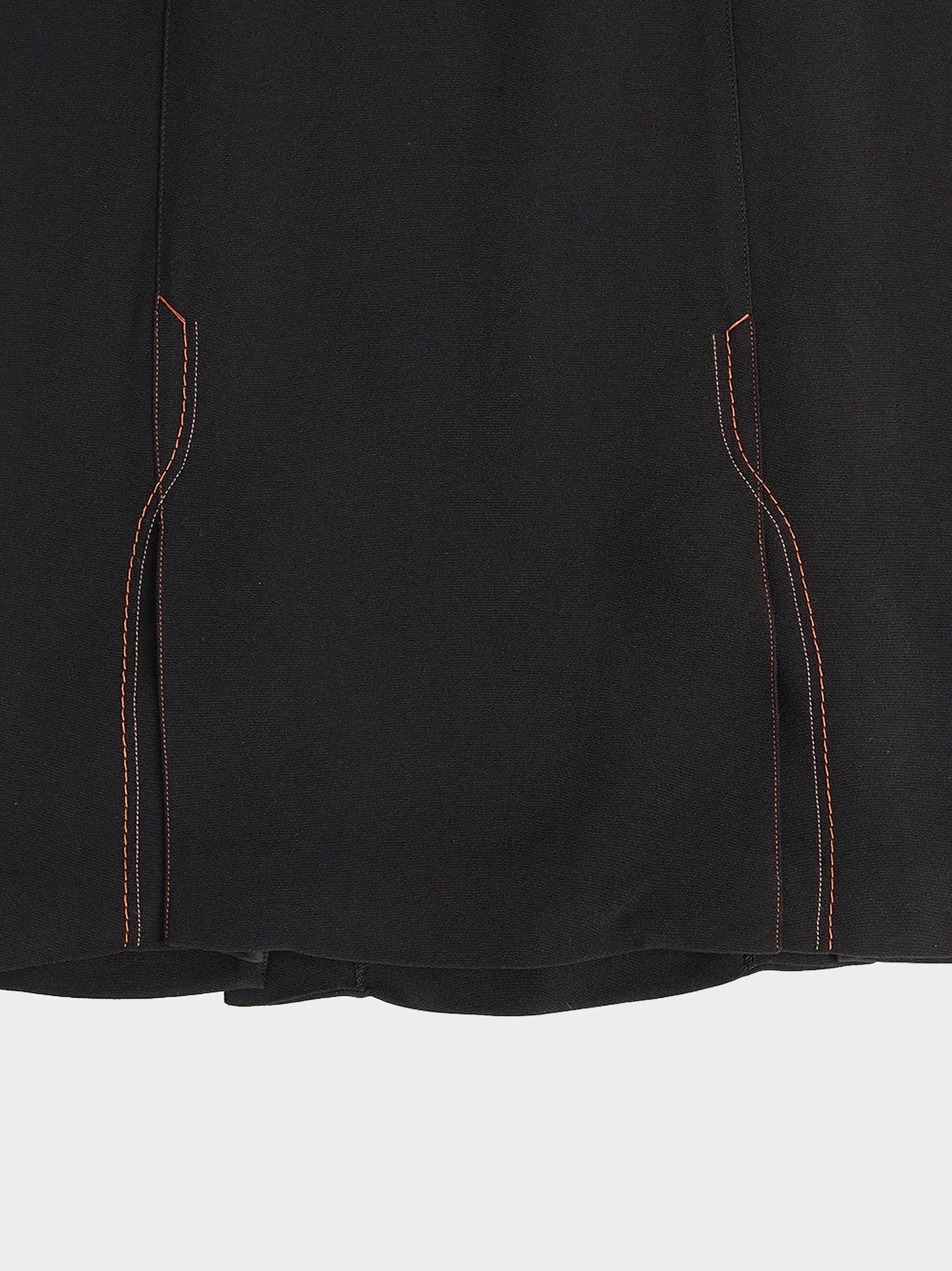Prada FW 2000 Dark Brown Viscose Blend Dress