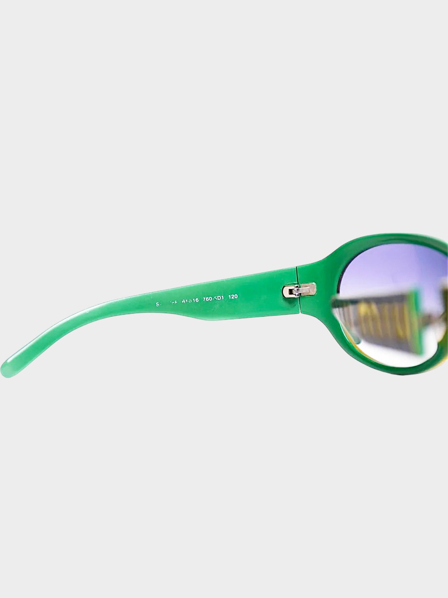 Miu Miu 2000s Round Logo Sunglasses