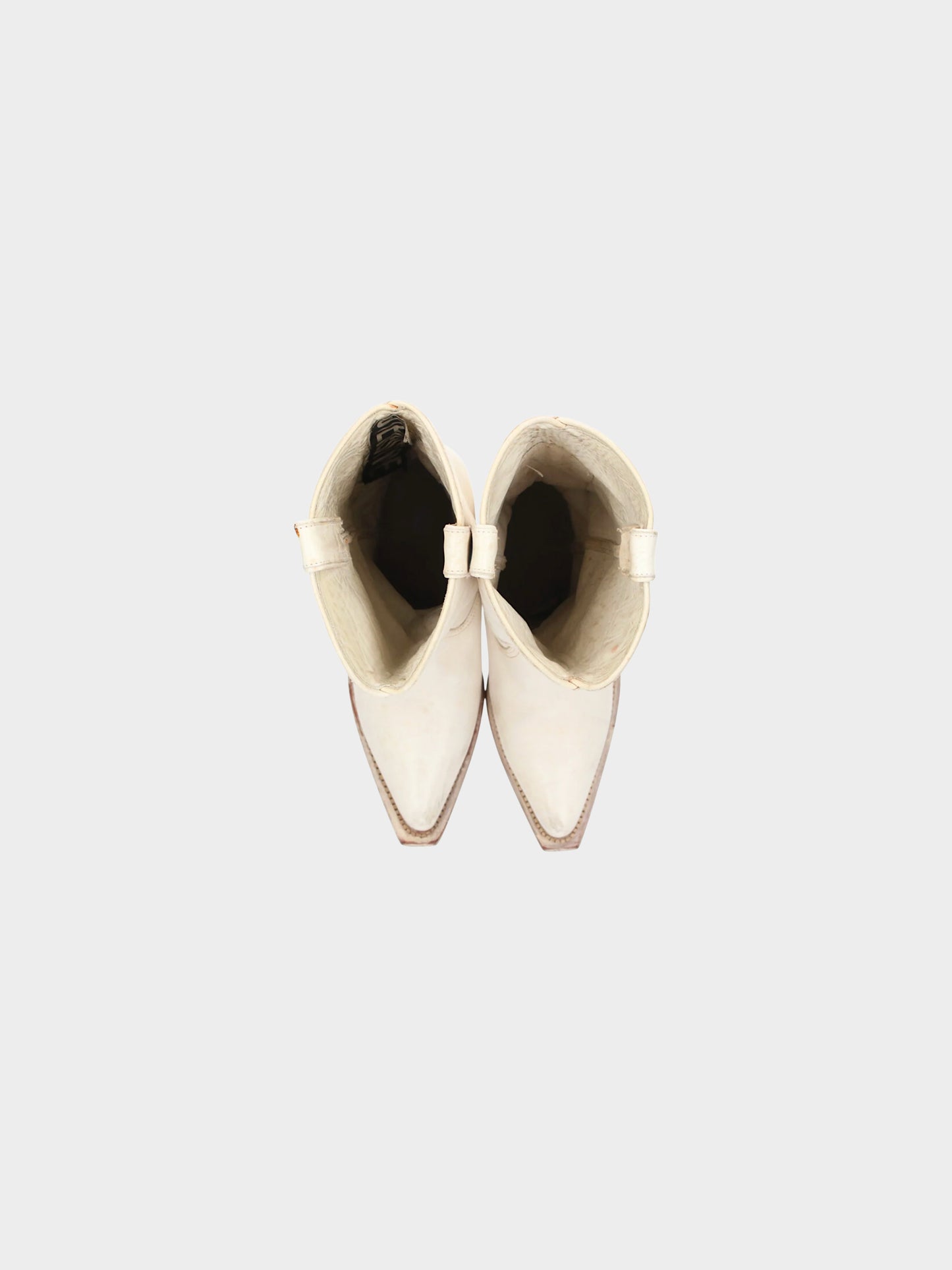 Maison Martin Margiela SS 2000 White Leather Boots