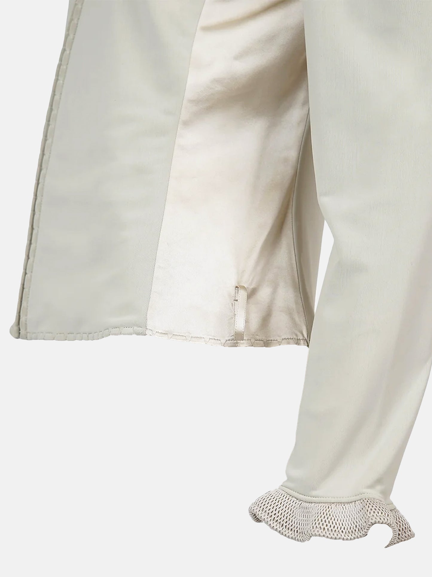 Miu Miu FW 1999 Beige Neoprene and Silk Jacket