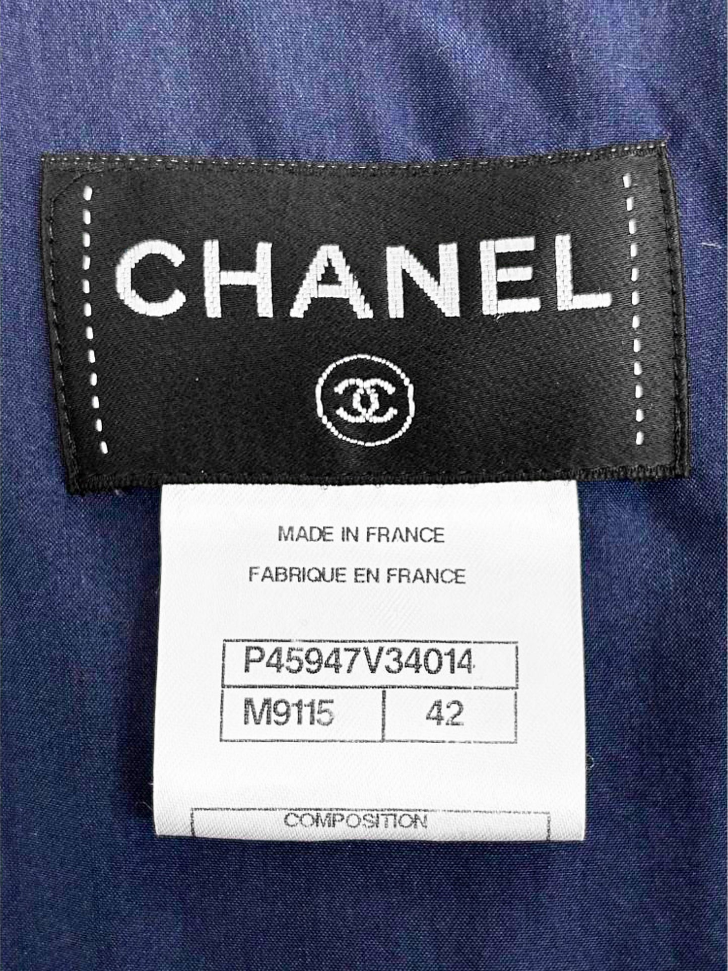 Chanel 2010s Checked Tweed Knit Dress