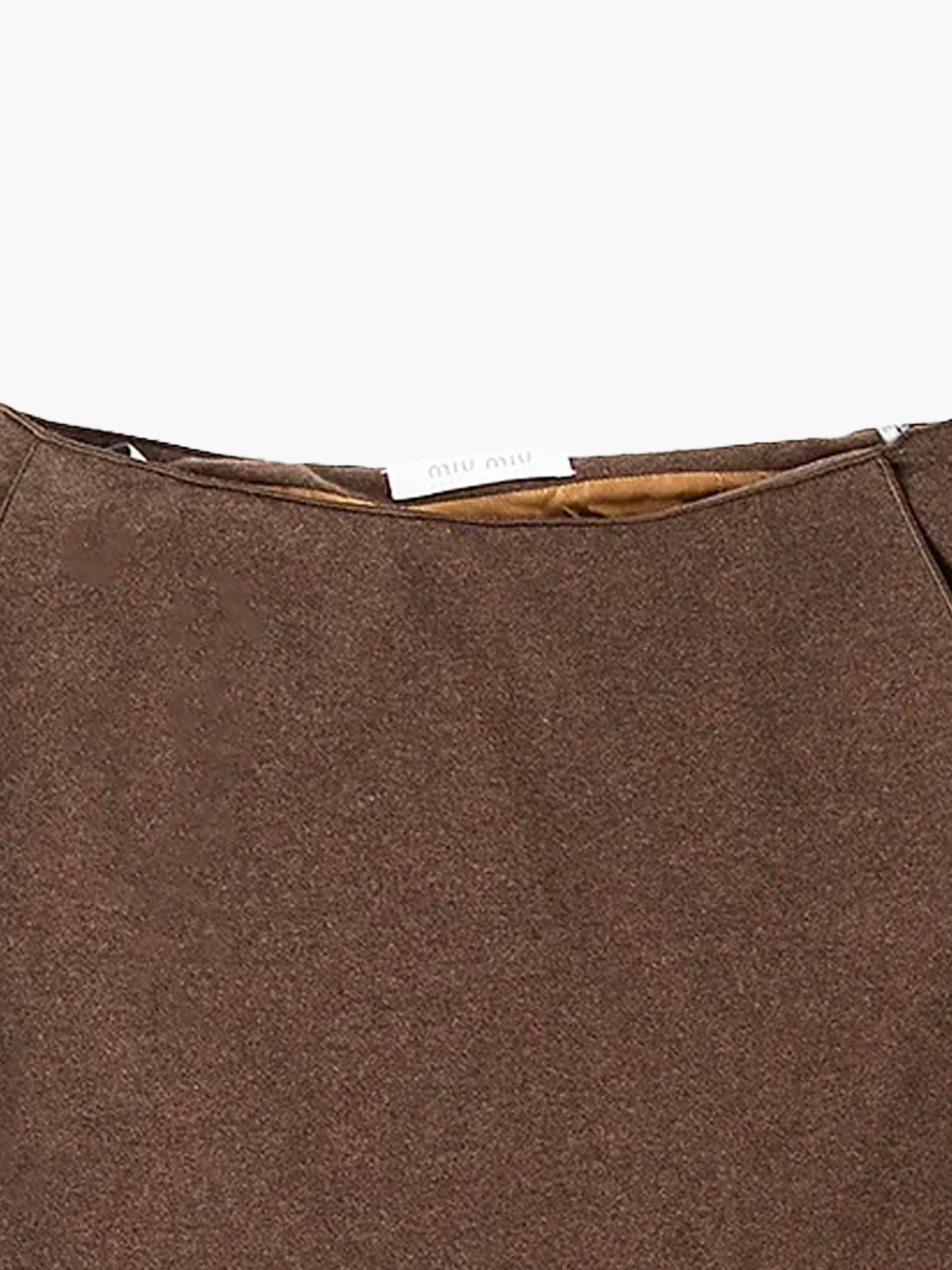 Miu Miu FW 1999 Brown Wool Jacket and Skirt Set