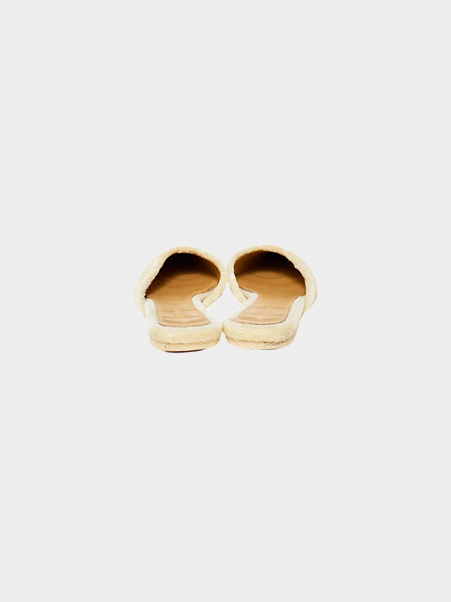 Bottega Veneta 2021 Beige Shearling Mules
