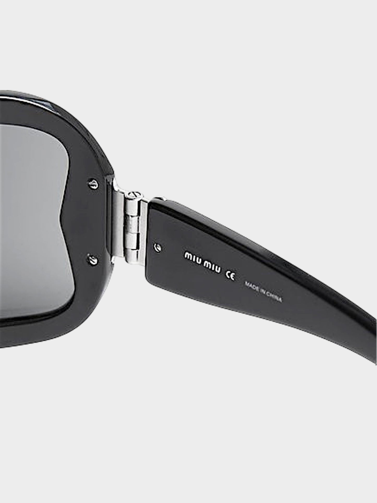 Miu Miu 2000s Shield Logo Sunglasses