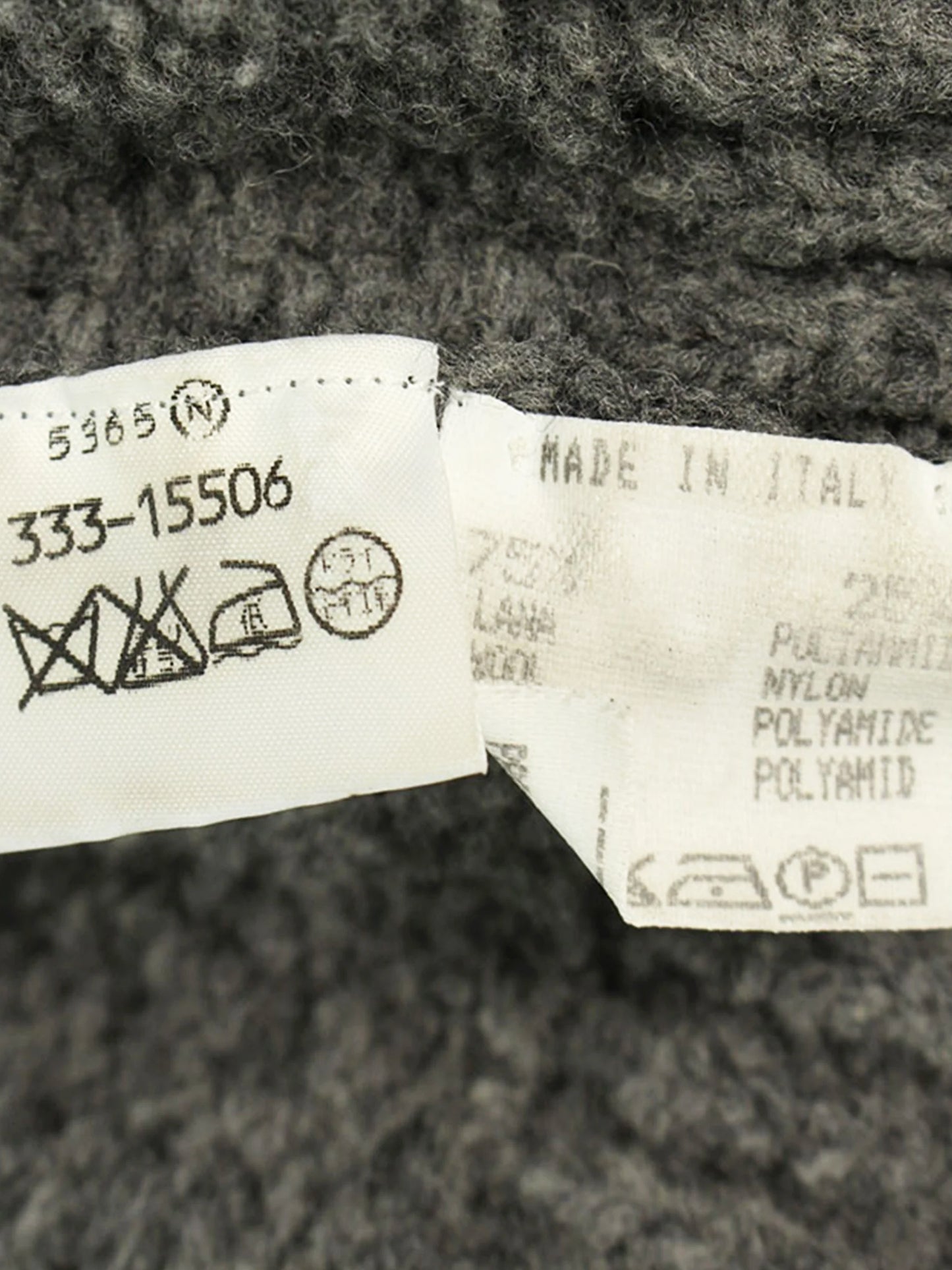 Maison Martin Margiela AW 1998 Grey Wool Top