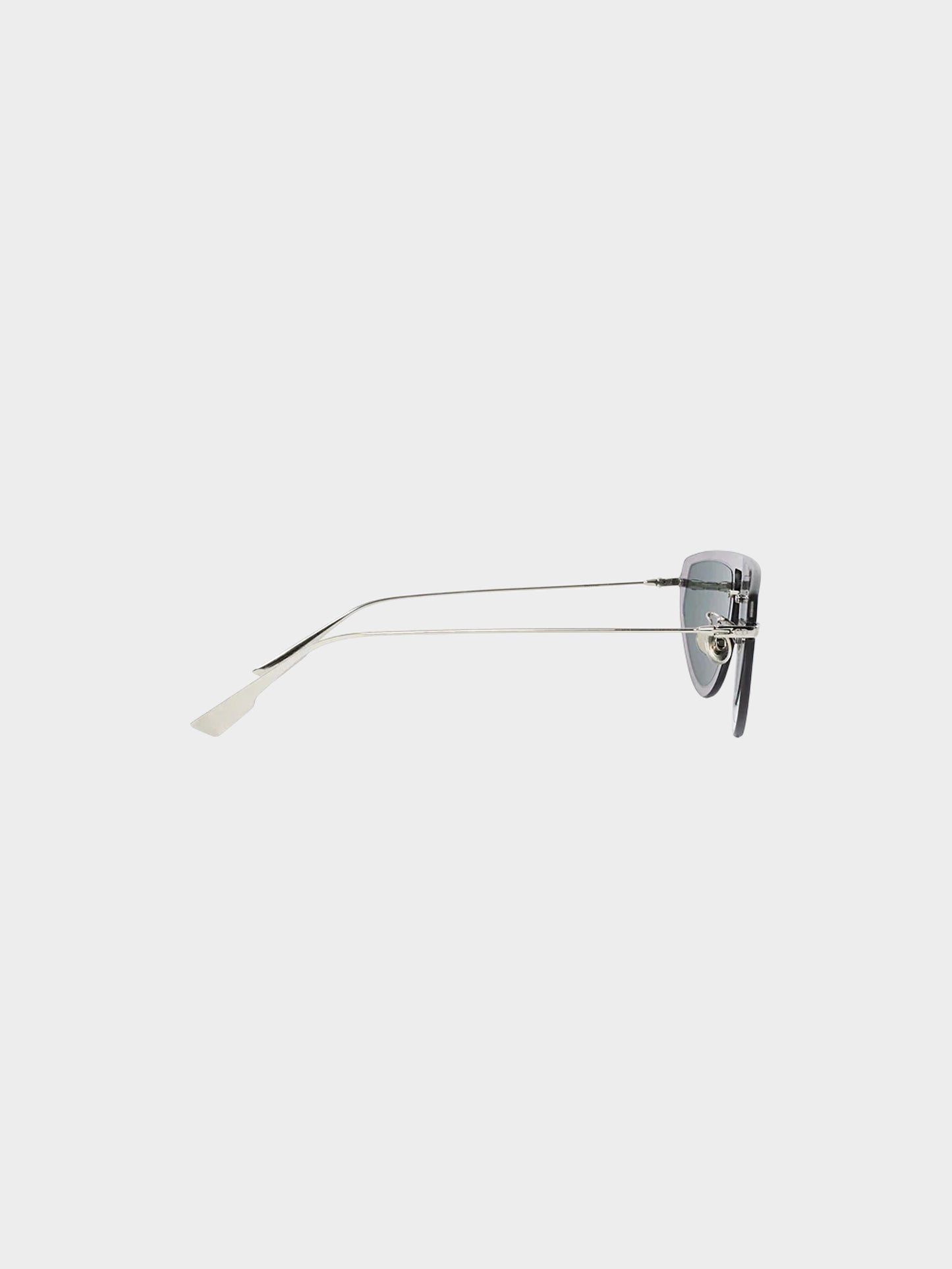 Christian Dior 2020s Gold and Blue DiorUltime2 Mirror Aviator Sunglasses