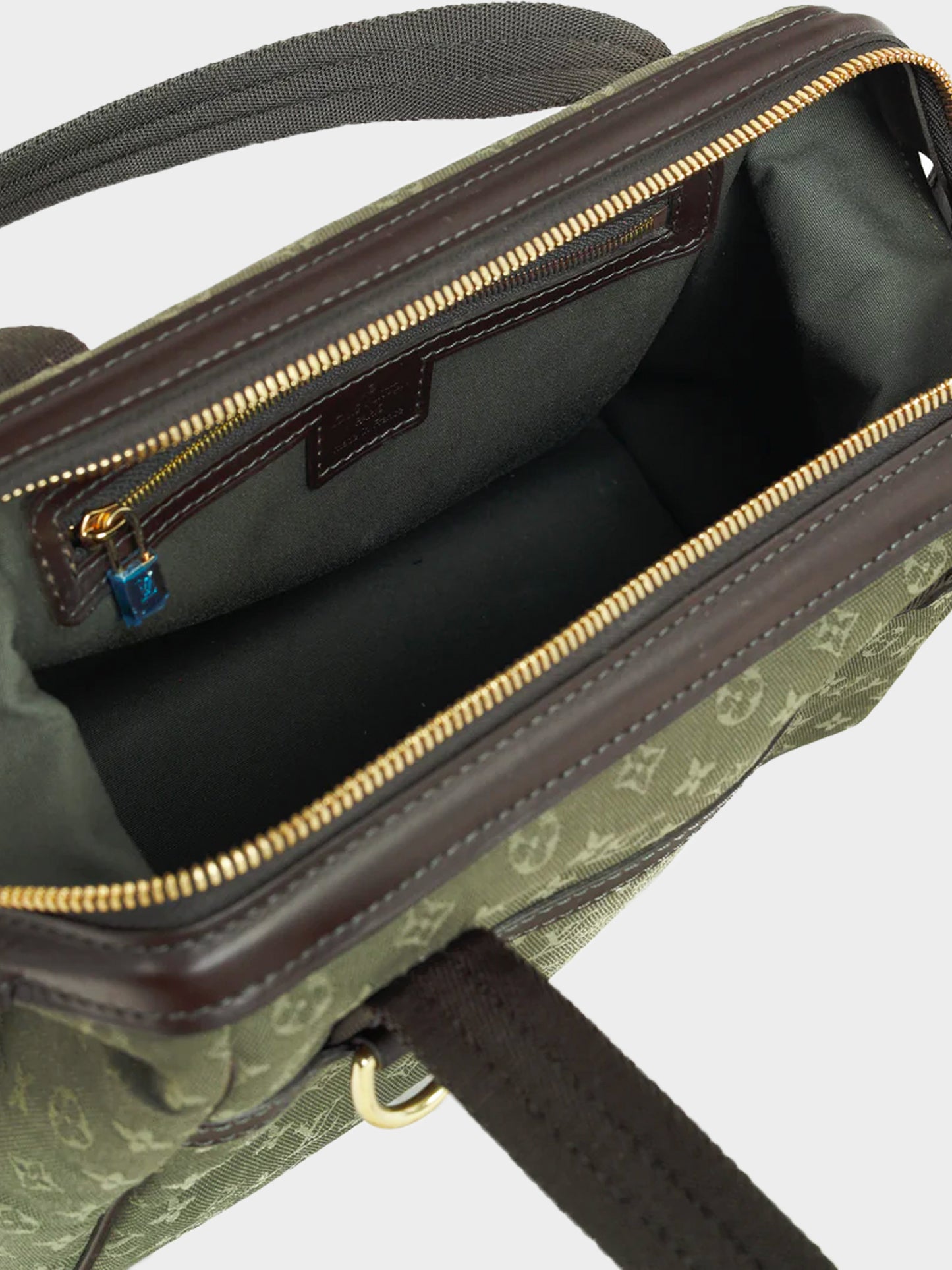 Louis Vuitton 2003 Khaki Mini Lin Canvas Josephine PM Bag