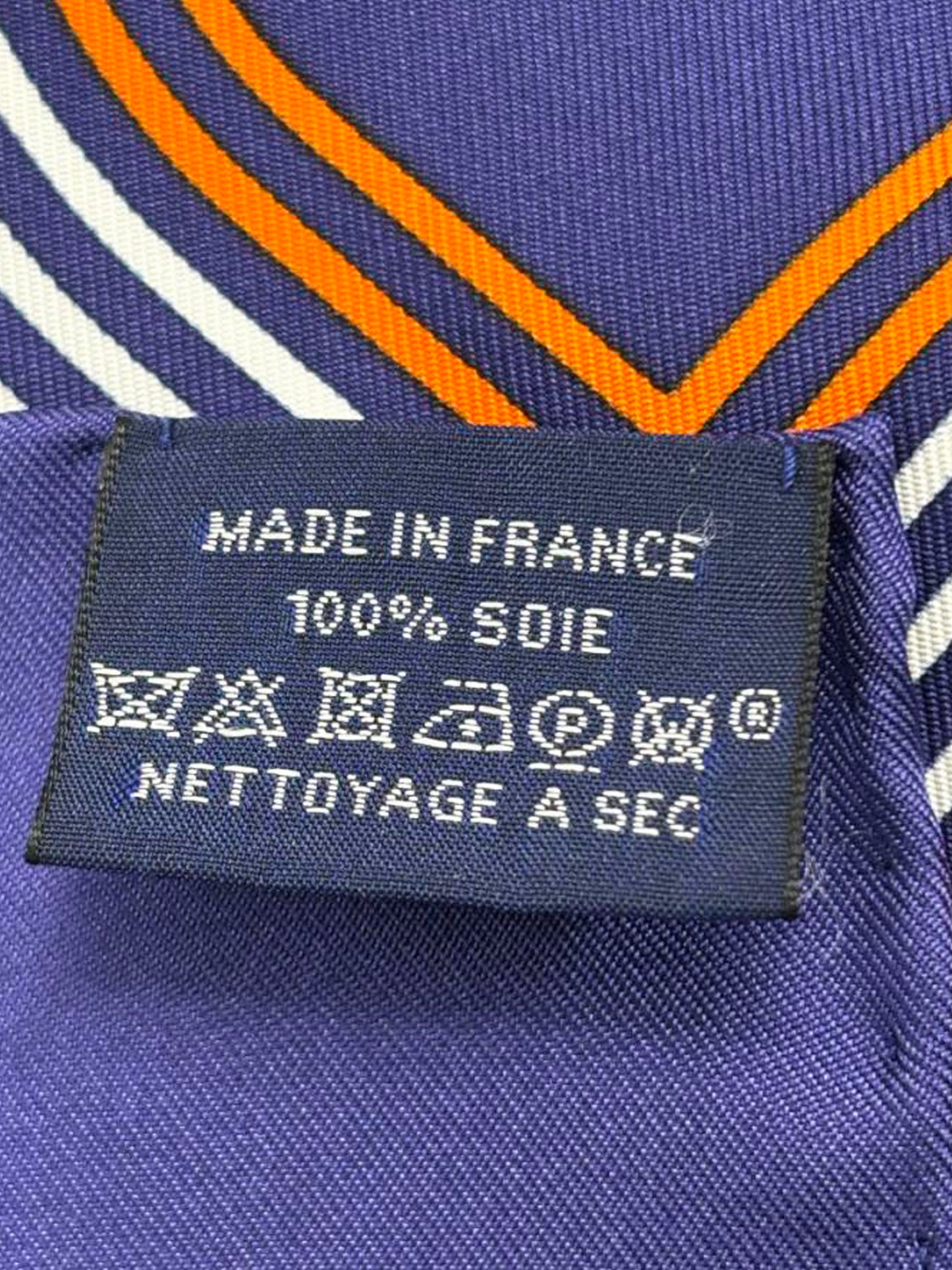 Hermès 2021 Circuit 24 Faubourg Silk Scarf