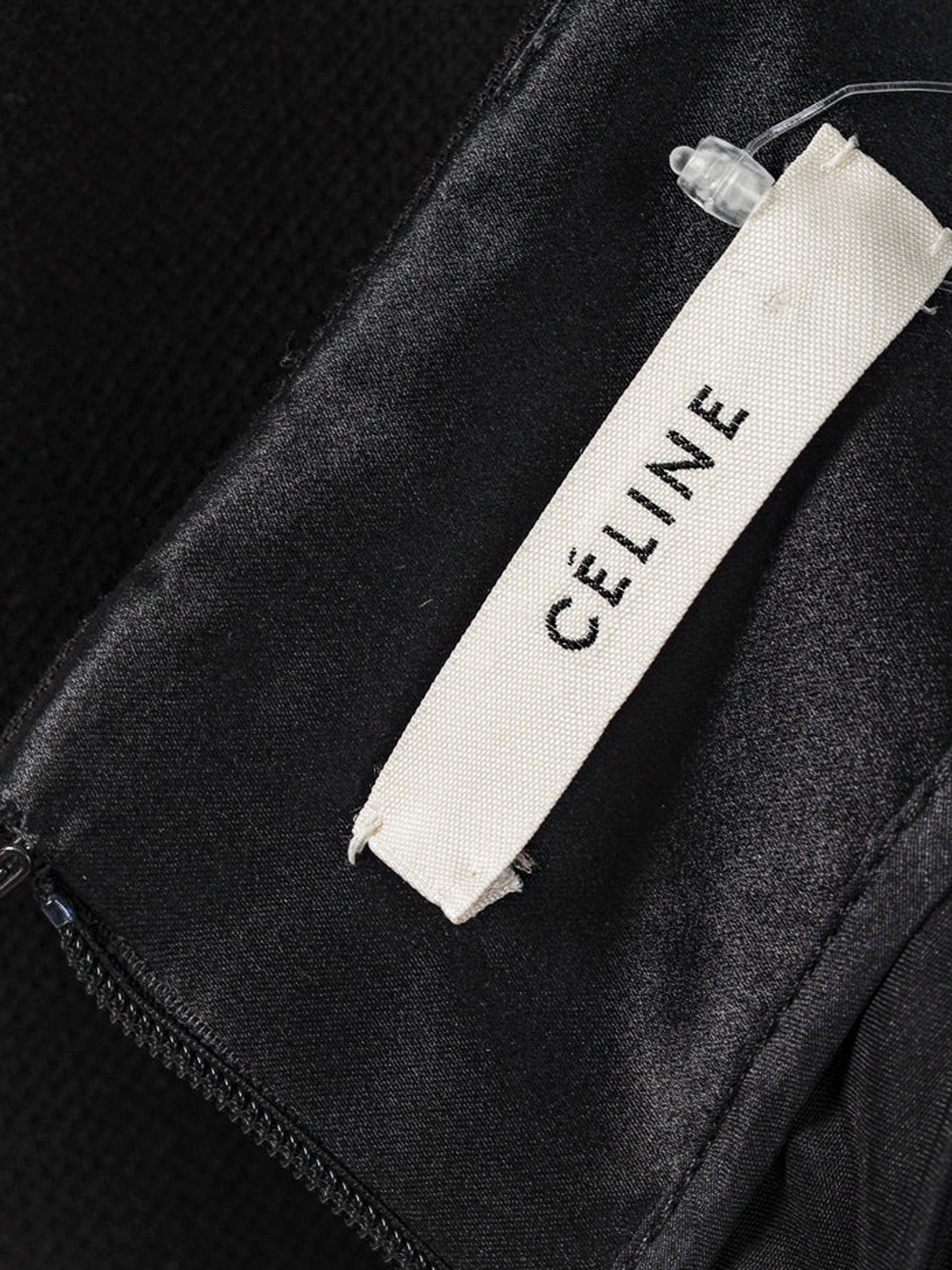 Céline by Phoebe Philo Pre-fall 2012 Black Wool And Leather Belted Skirt