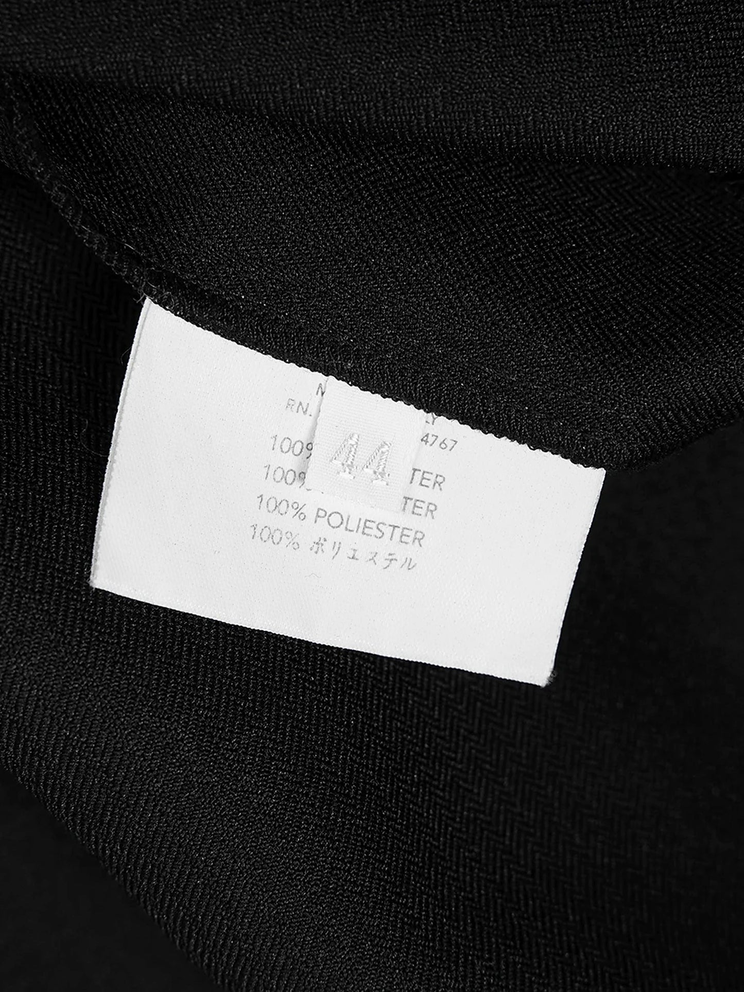 Prada FW 2000 Black Top and Pants Set