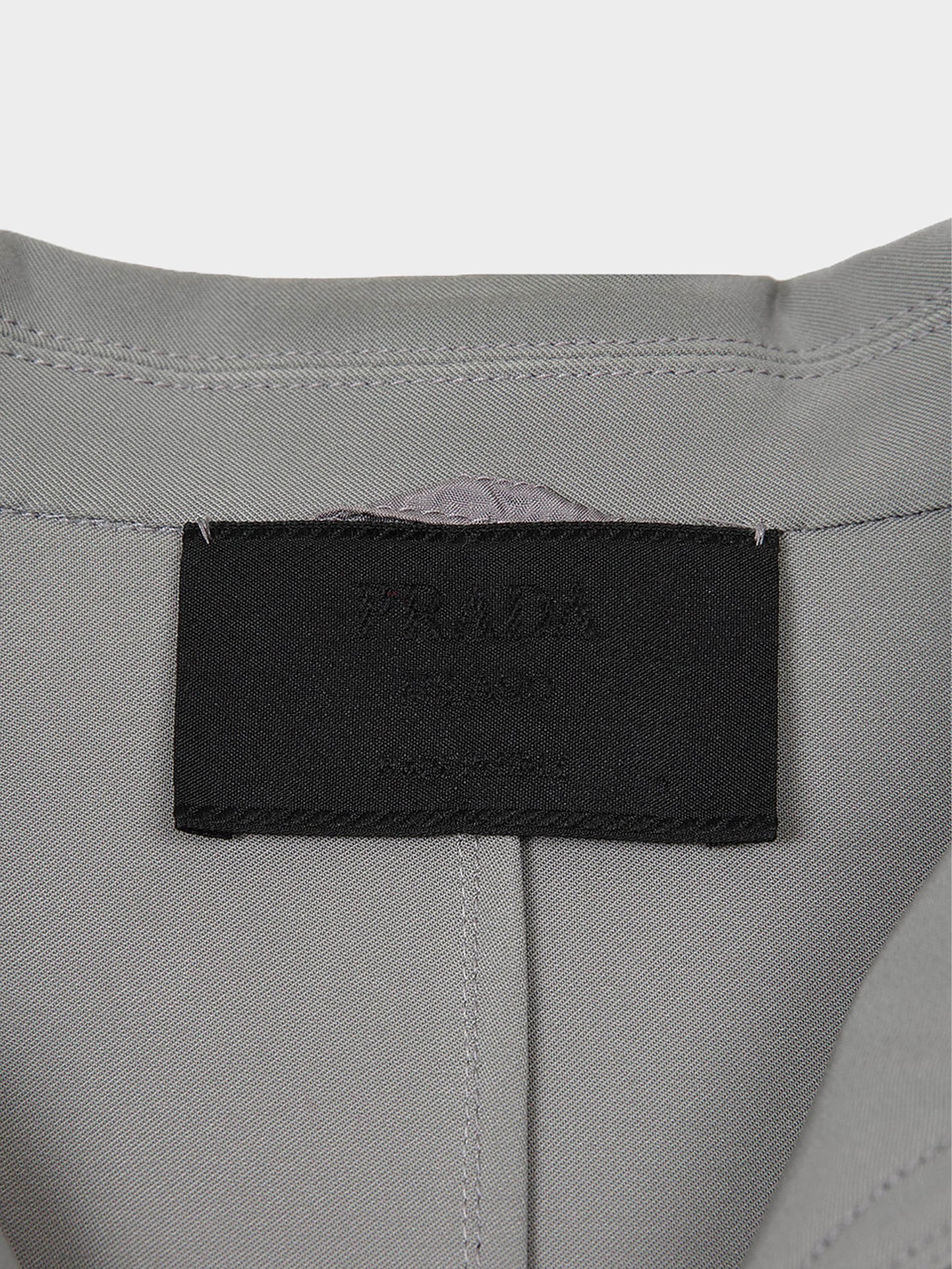 Prada 1990s Grey Stretch Nylon Jacket