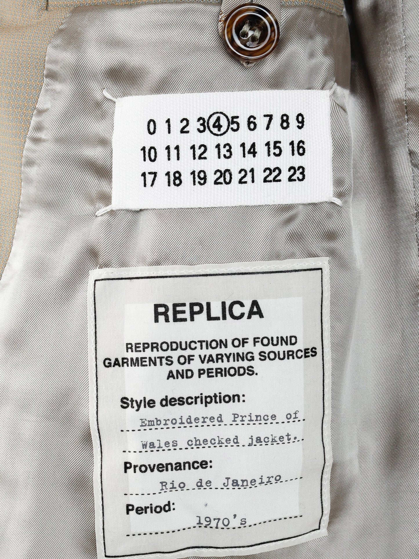 Maison Martin Margiela 2013 Resort Gold Sequin Blazer