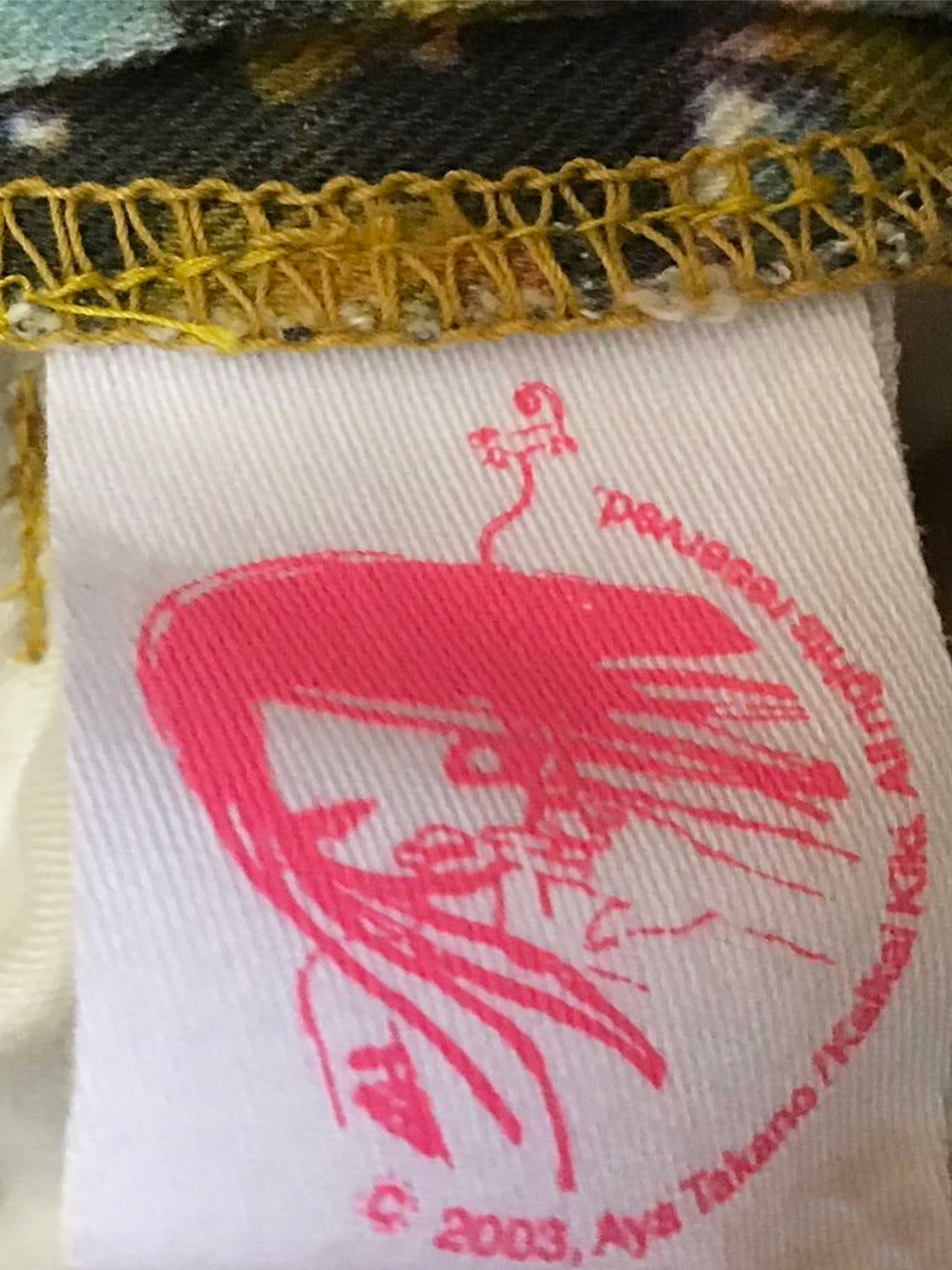 Aya Takano x Lee 2003 Rare All-over Printed Denim Pants